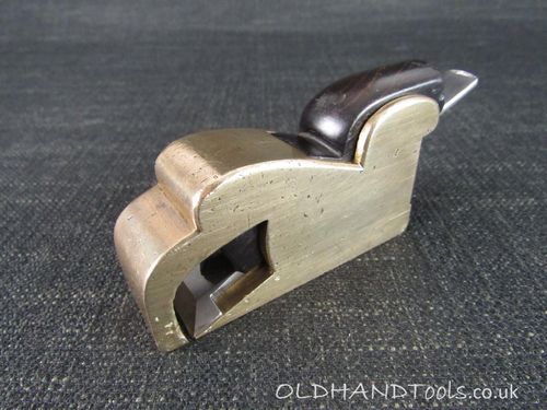 Brass or Gunmetal Bullnose Plane with Ebony Wedge