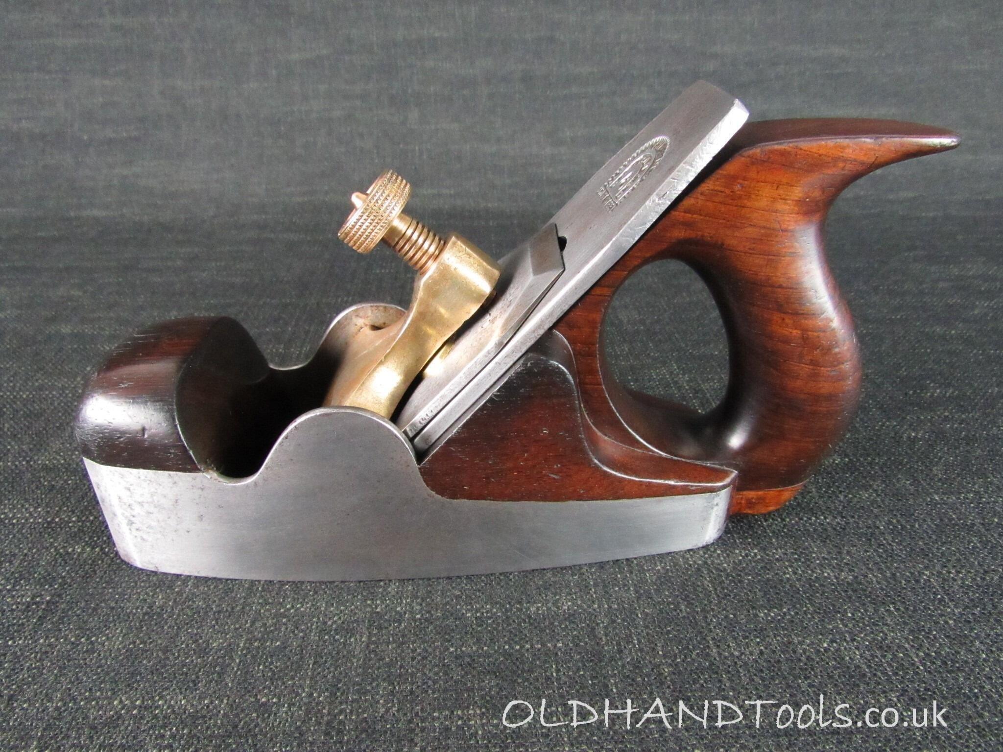 MATHIESON Dovetailed Infill Smoothing Plane with Closed Handle - Made by NORRIS
