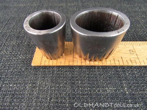2 Vintage Leather Cutting Dies or Punches - Rosettes