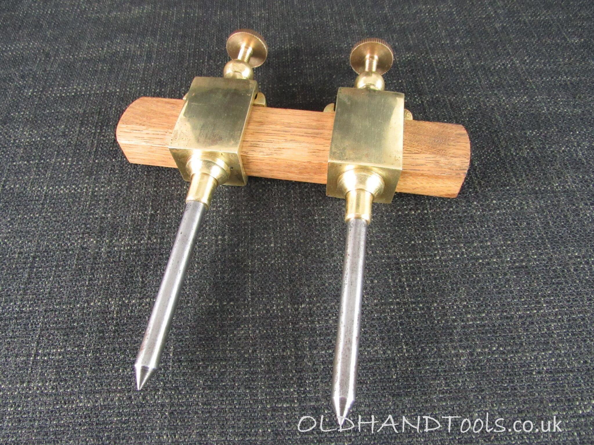 Brass Trammel Heads with Steel Points