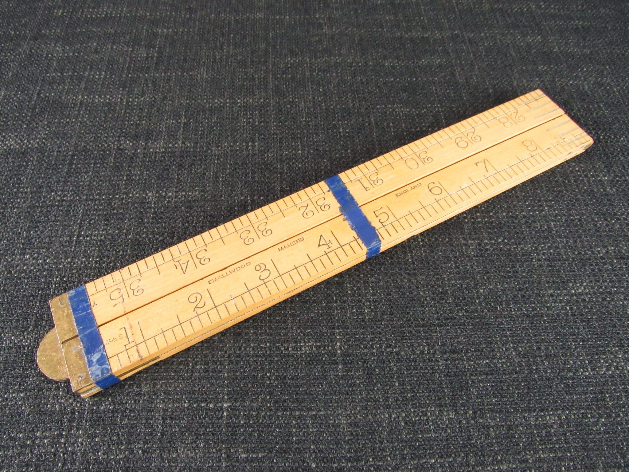 3 foot 4 fold SMALLWOOD Boxwood Rule - Unused