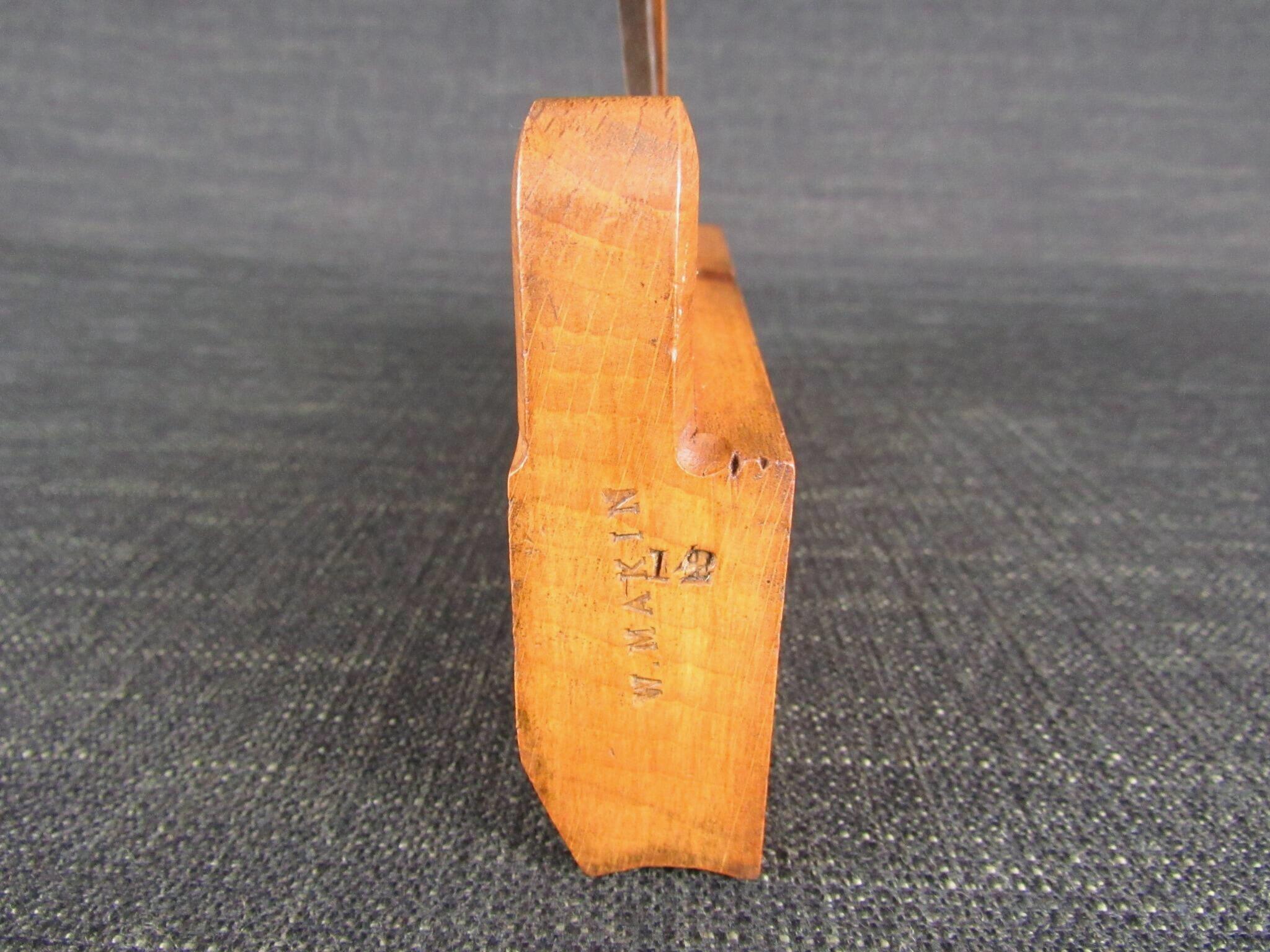 No 12 Hollow Moulding Plane - Overstamped W MARPLES
