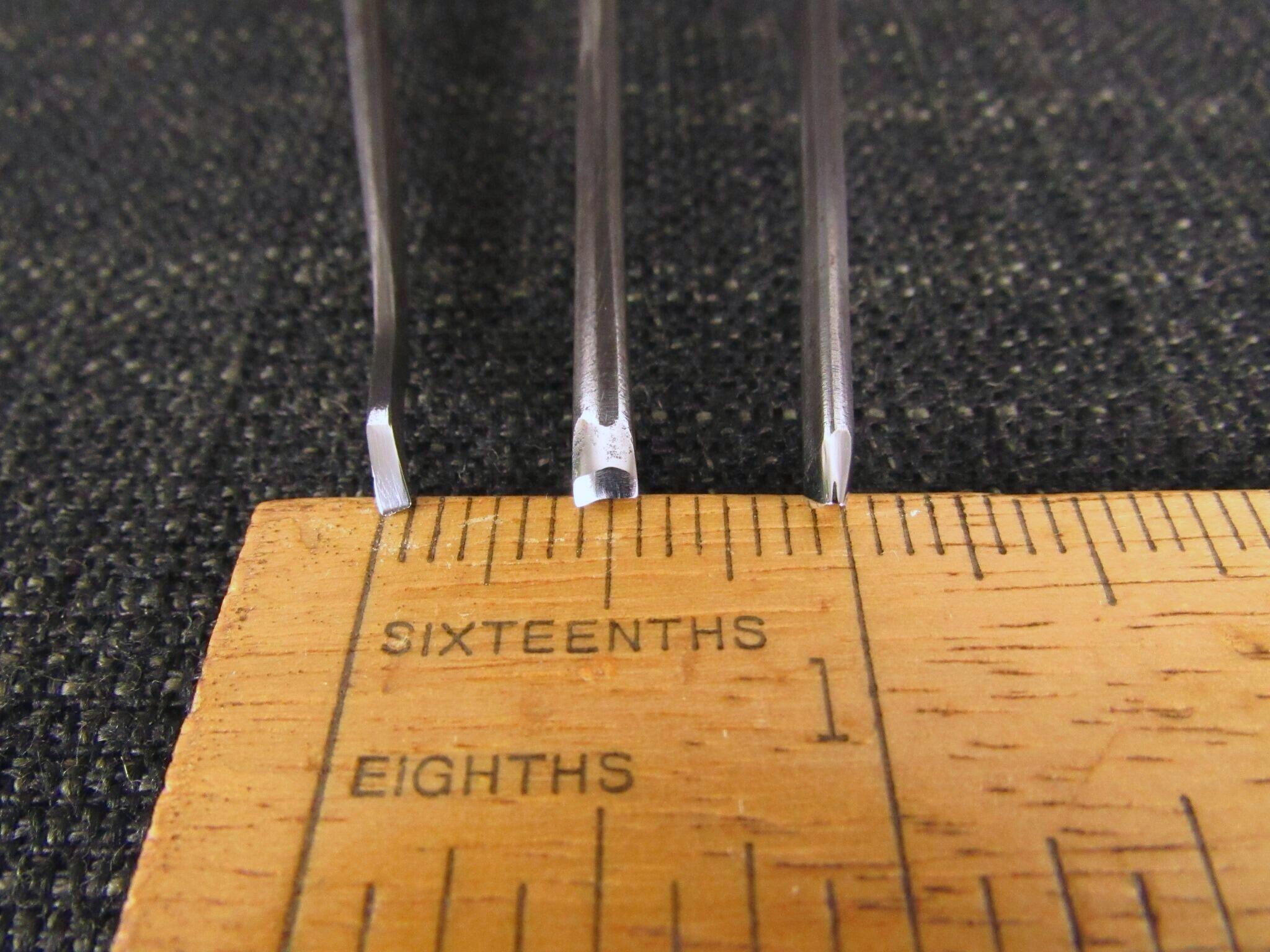 3 Slim MARPLES Carving Tools