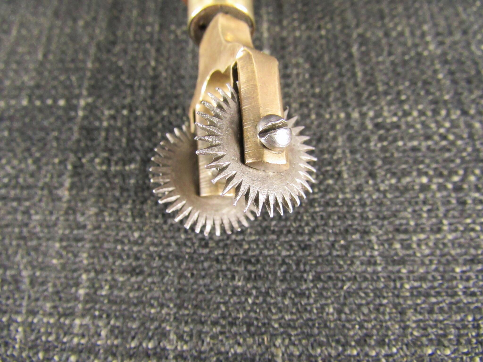 Vintage Double Pricking Wheel or Stitching Wheel