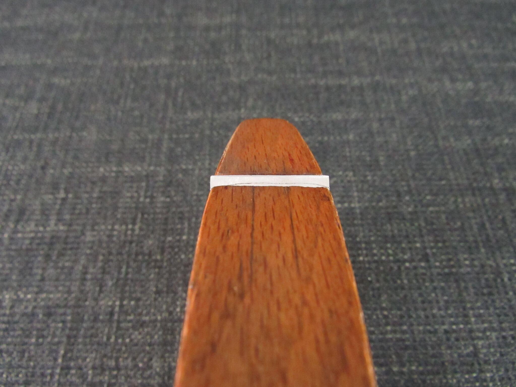 Wooden Thumb Plane with Boxwood Wedge