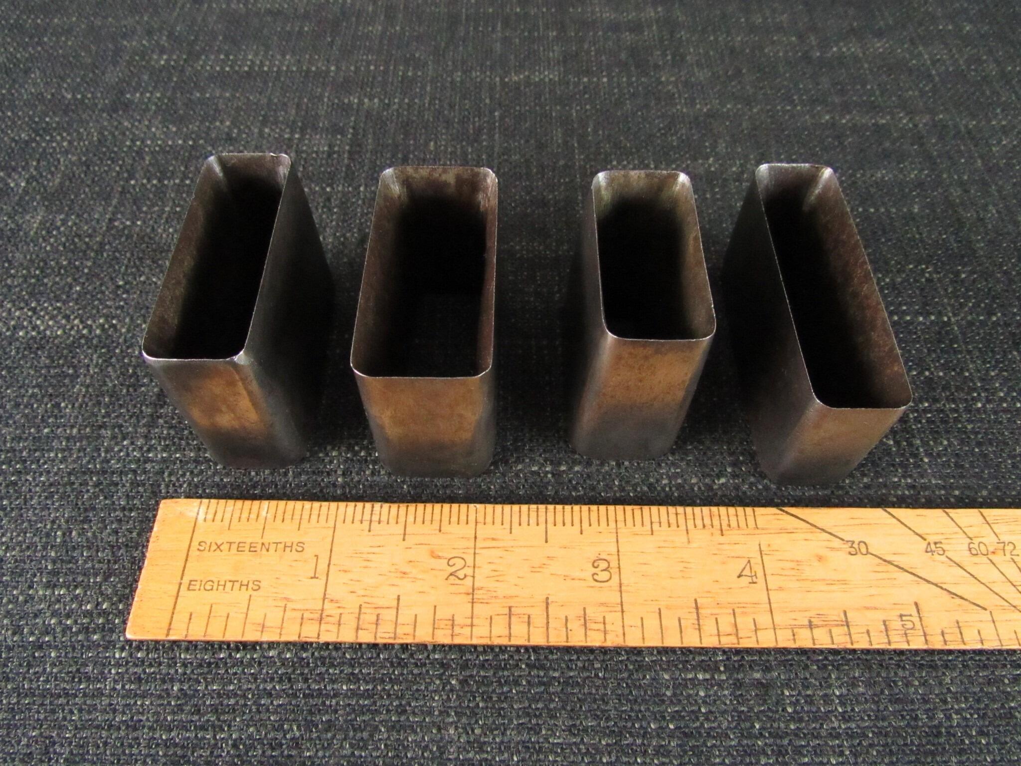 4 Vintage Leather Cutting Dies or Punches - J LEE