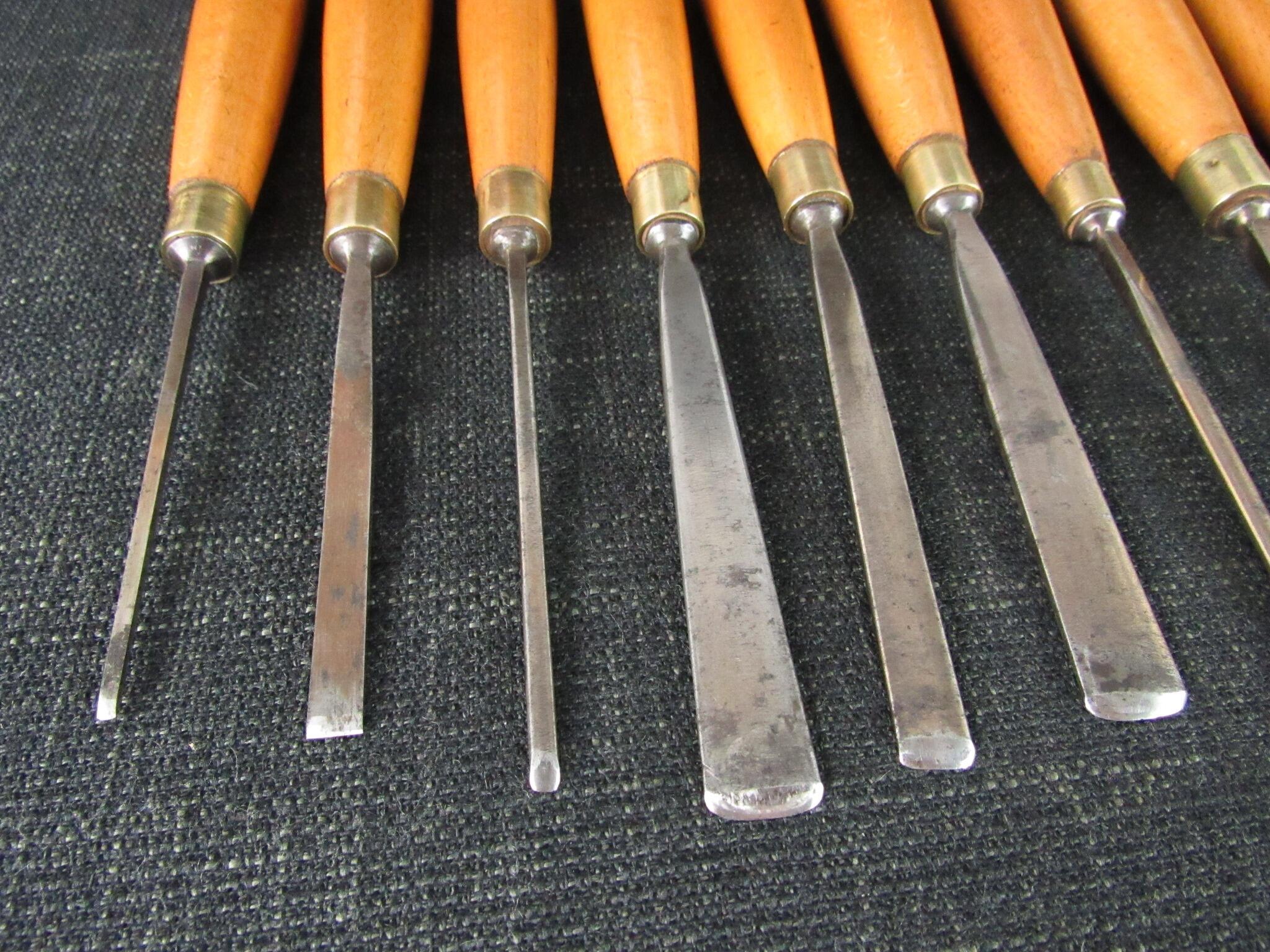 16 FROST of Norwich Carving Tools