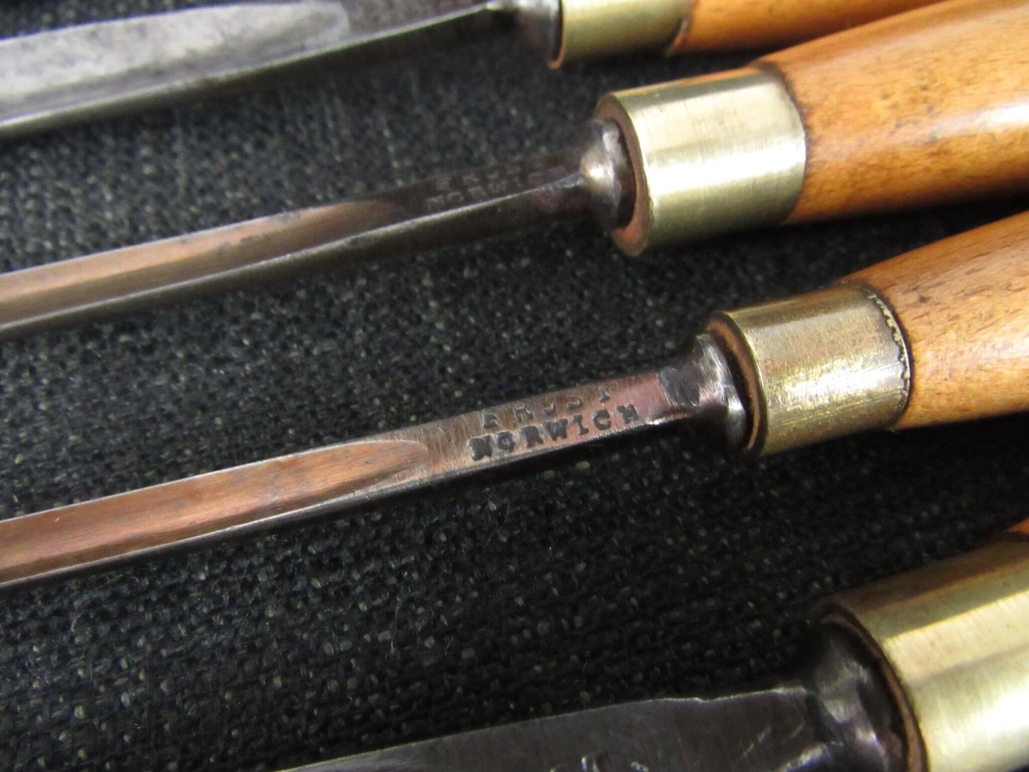 16 FROST of Norwich Carving Tools