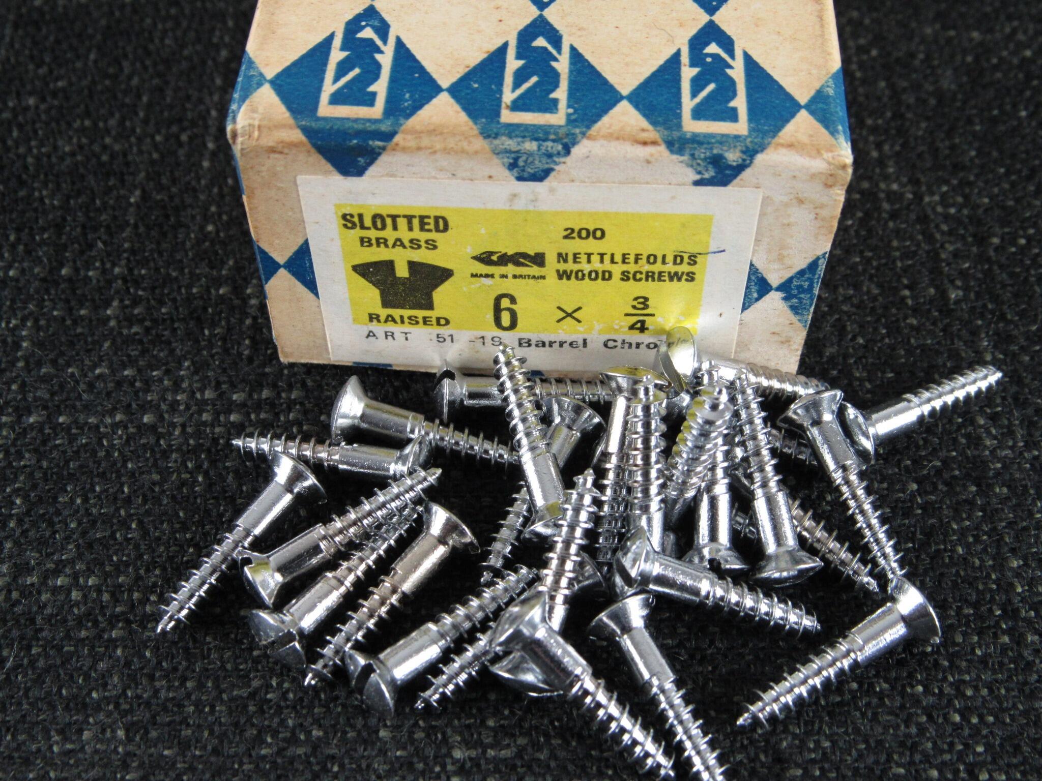 6 x 3/4 Raised Barrel Chrome