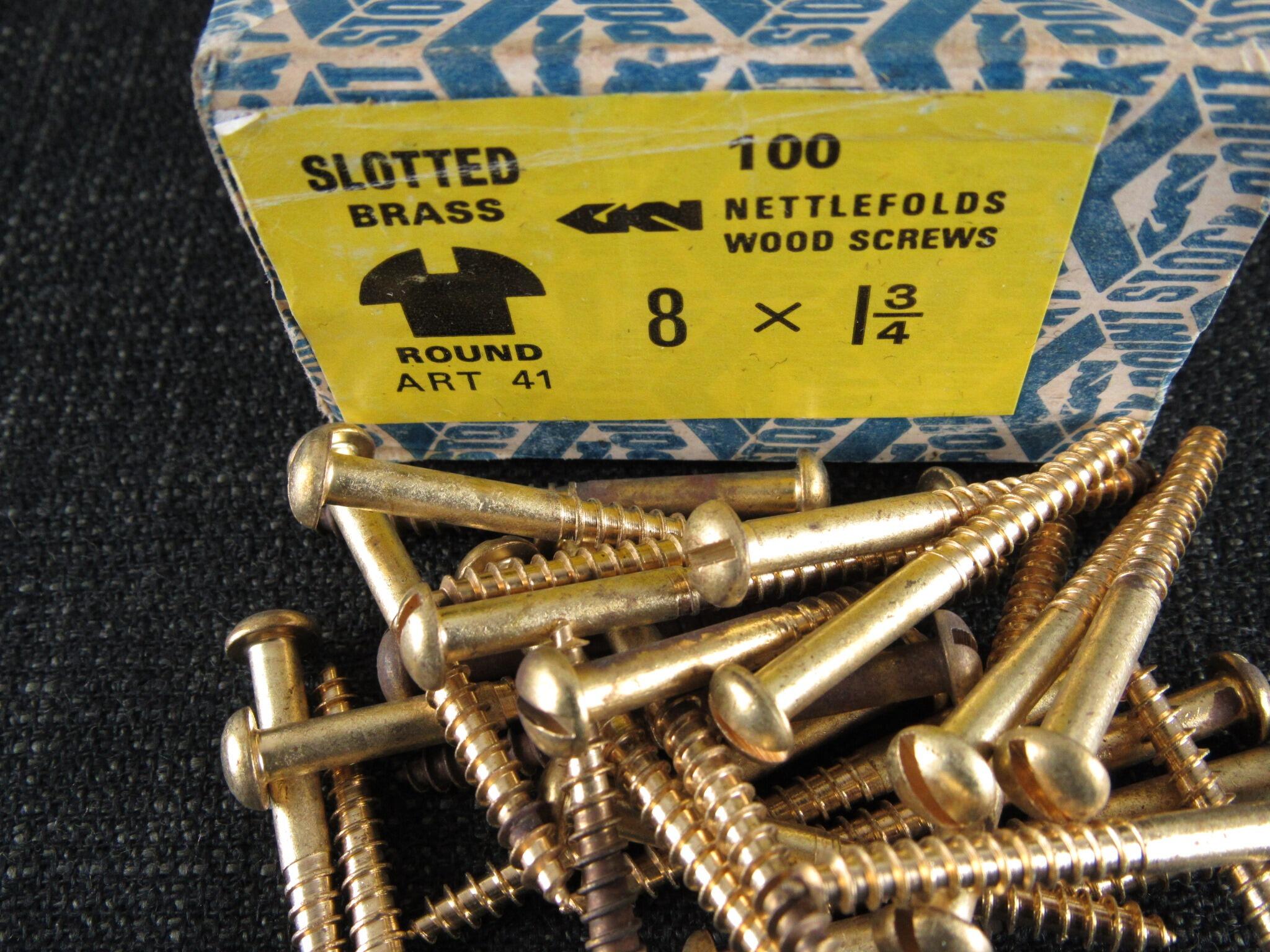 8 x 1 3/4 Brass Round