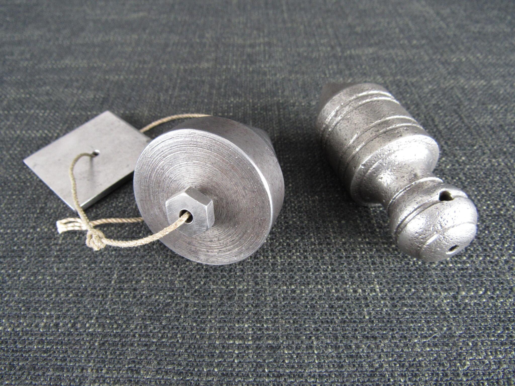 2 European Plumb Bobs