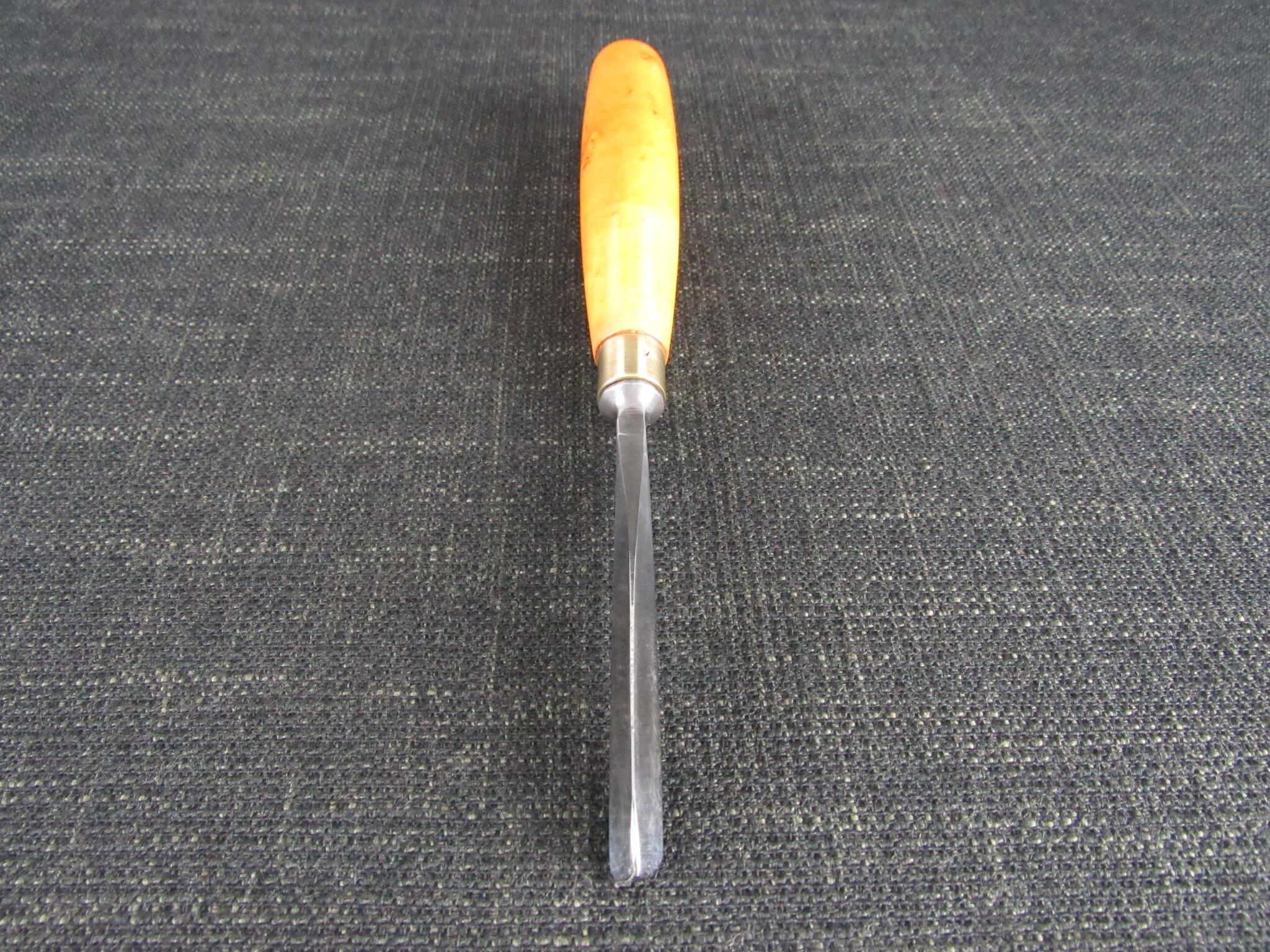 JB ADDIS 45 Degree Curved V Carving Tool - 1/4 inch 7mm