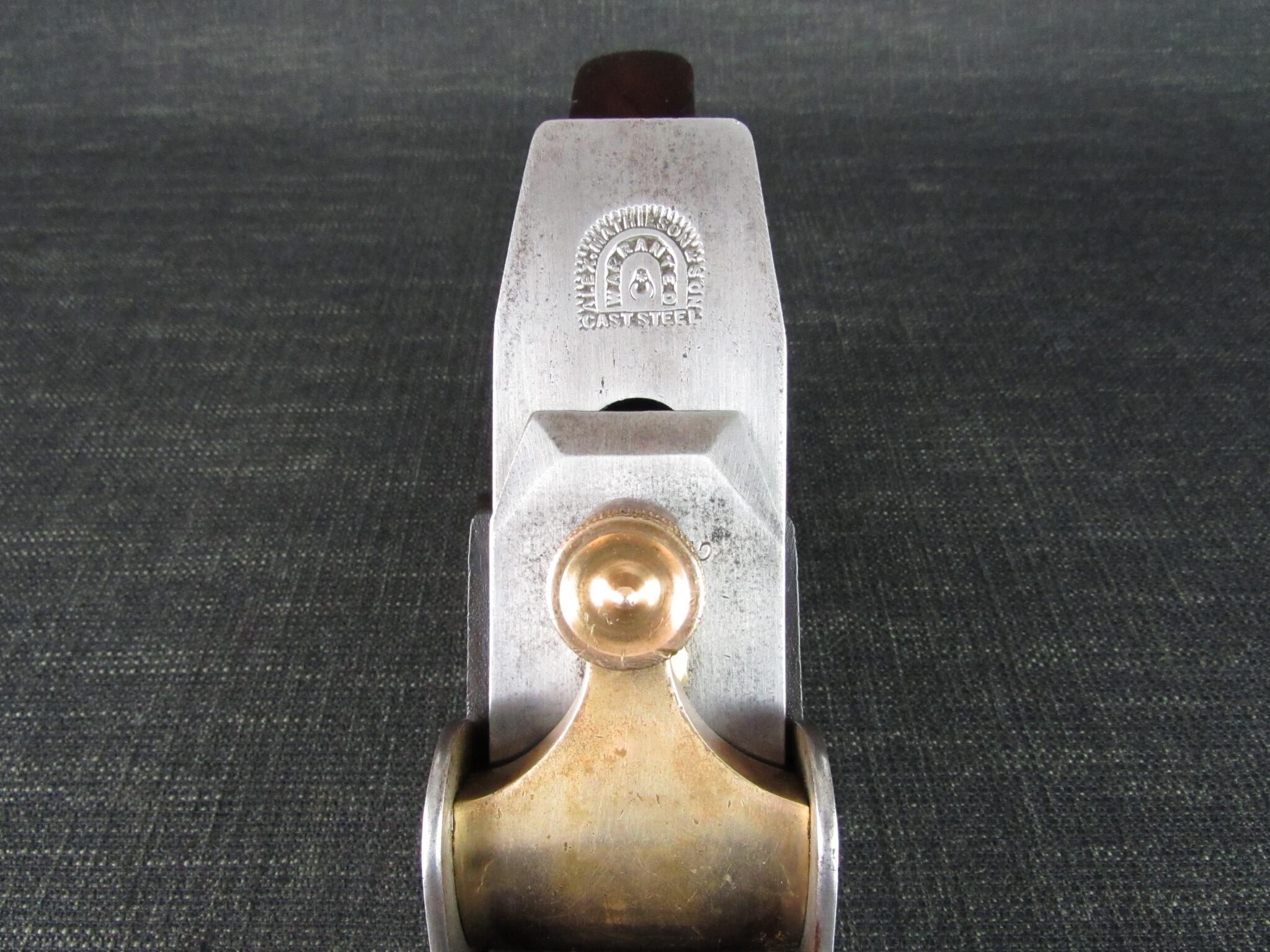 MATHIESON Dovetailed Infill Smoothing Plane with Closed Handle - Made by NORRIS
