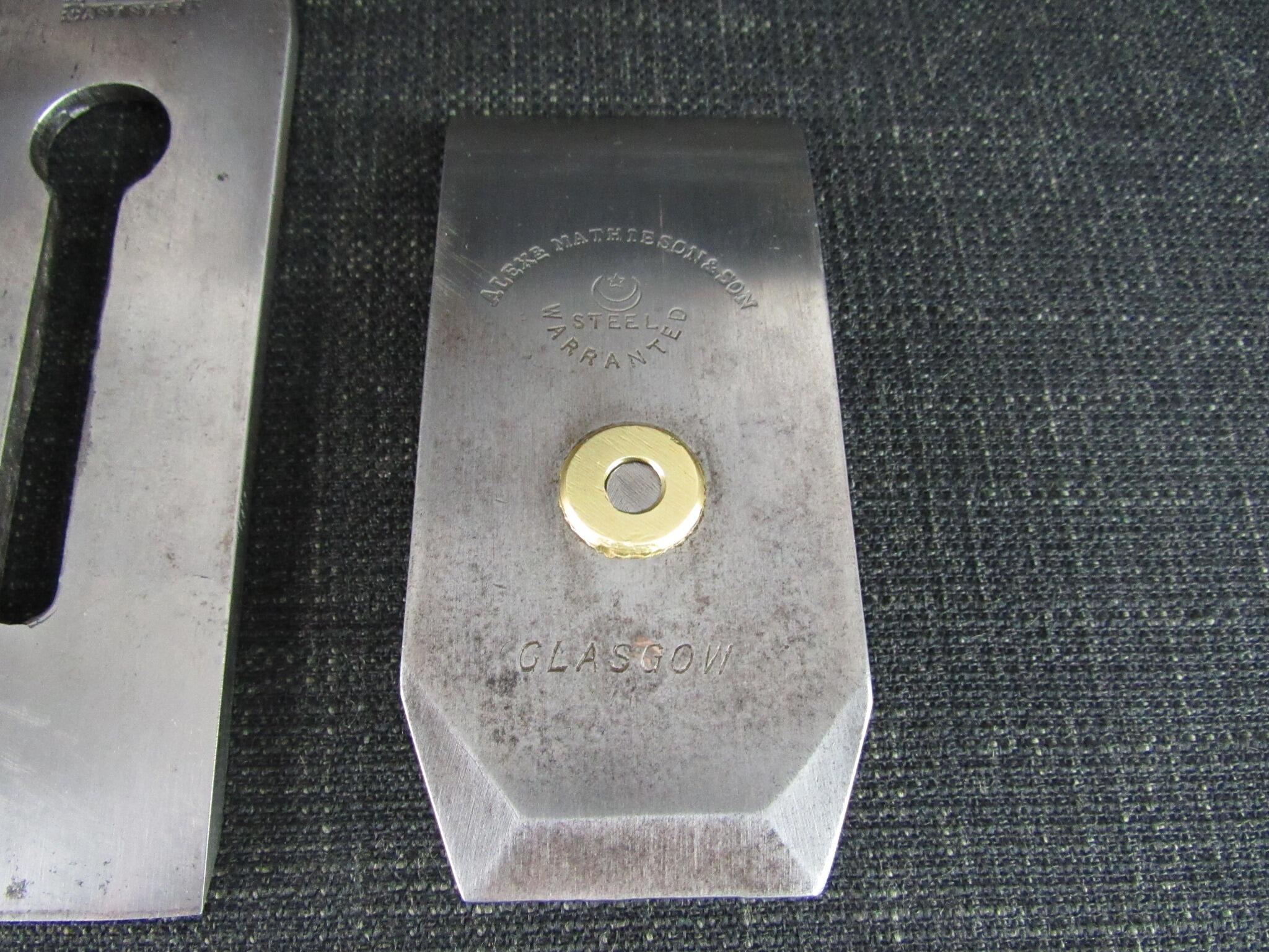 MATHIESON Dovetailed Infill Smoothing Plane with Closed Handle - Made by NORRIS