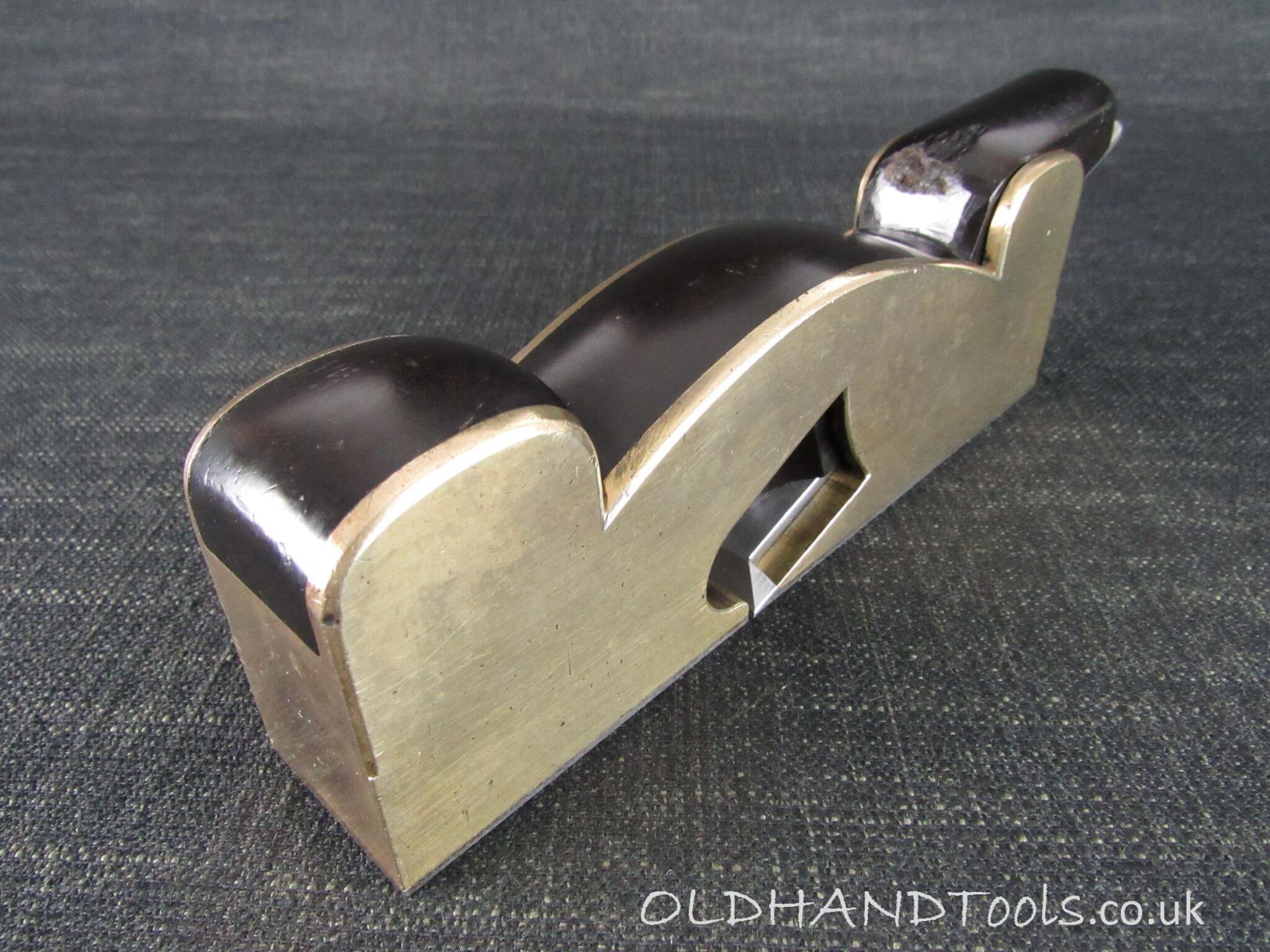 Brass or Gunmetal Shoulder Plane with Ebony Infill - GRIFFITHS Iron
