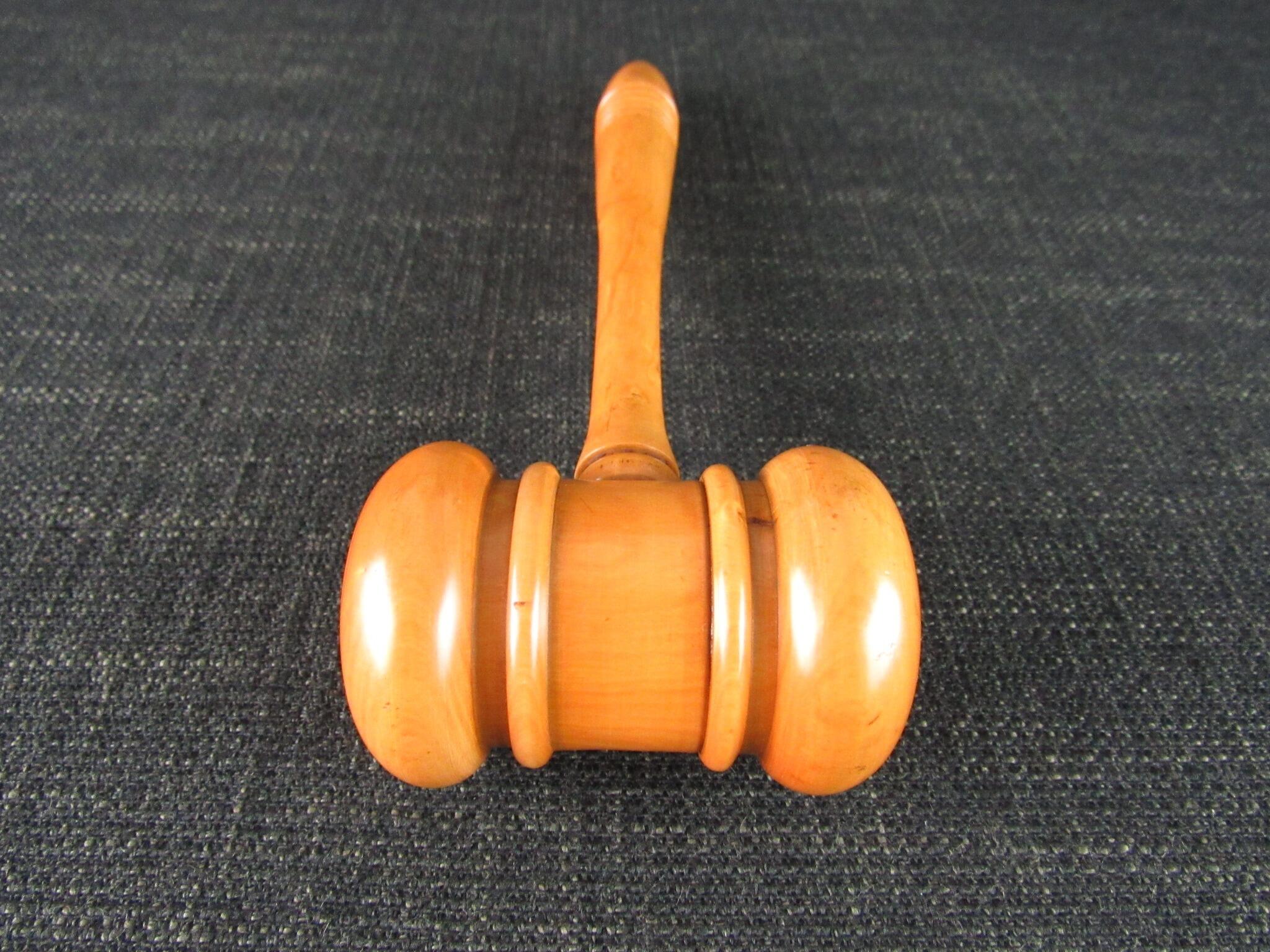 Antique Boxwood Gavel