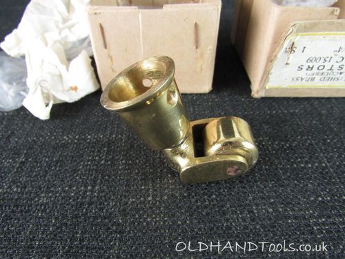 Set of 4 Vintage Polished Brass Castors - 3/4 x 3/4 inch