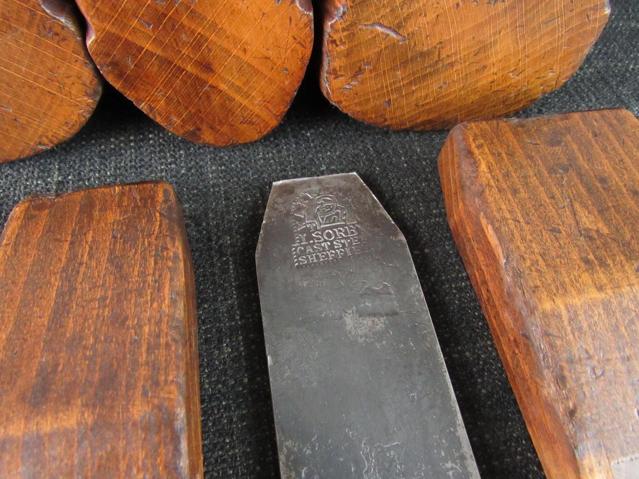 Rare Set of 3 SORBY Gutter Planes