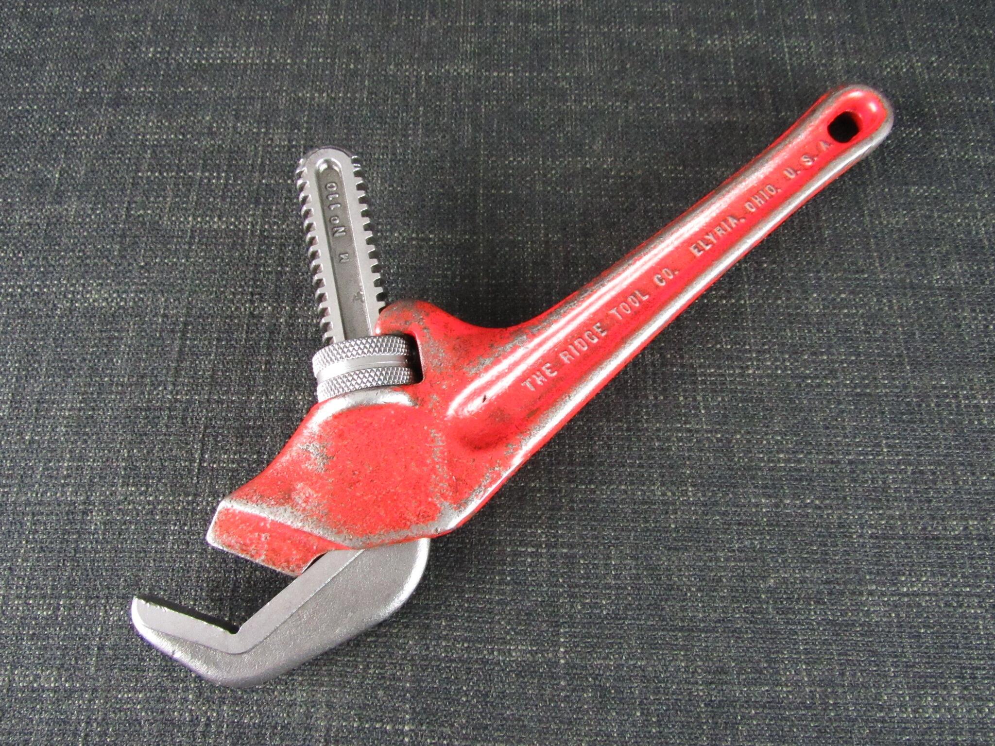 RIDGID E 110 Adjustable Wrench - Spanner - Pipe Wrench