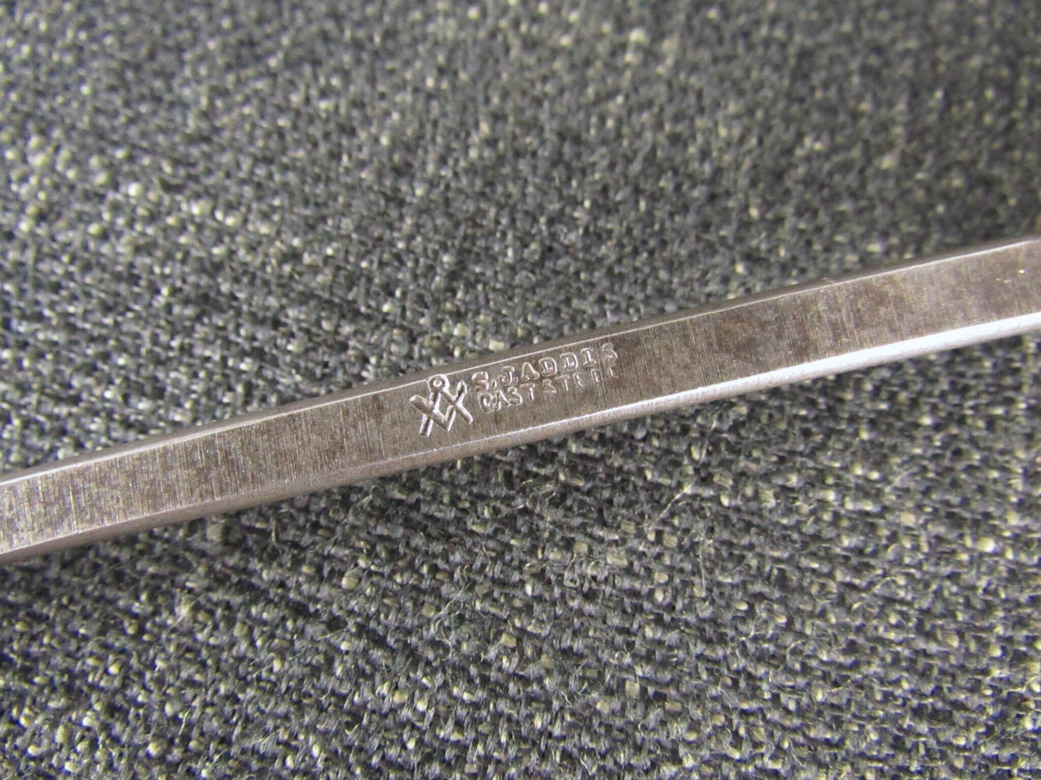 SJ ADDIS No.21 Carving Spoon Chisel - 1/4 inch