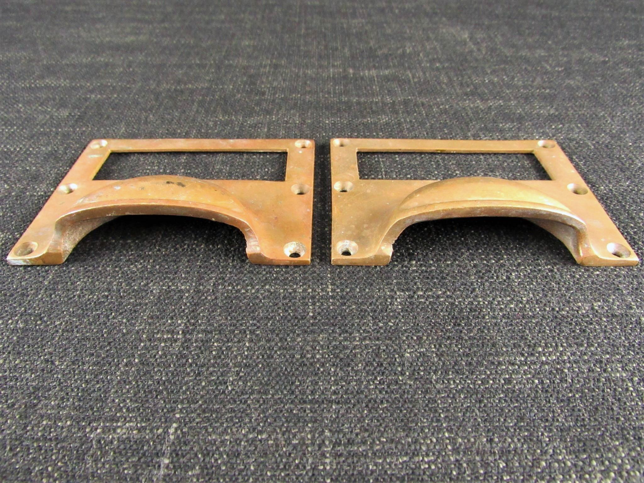 Pairs of Vintage Combination Card Frames & Pulls - each pair
