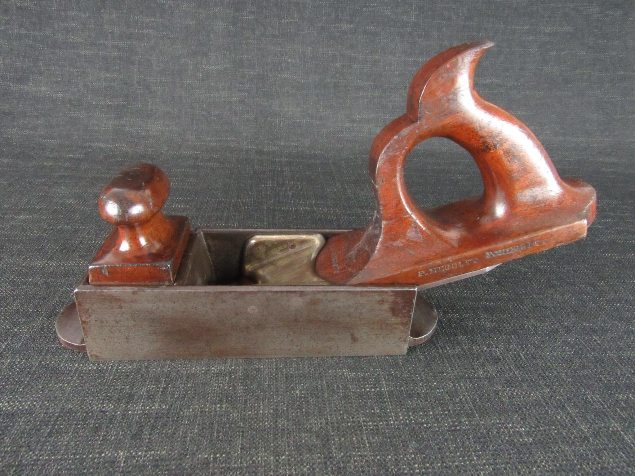 Unusual Heavy Antique Mitre Plane