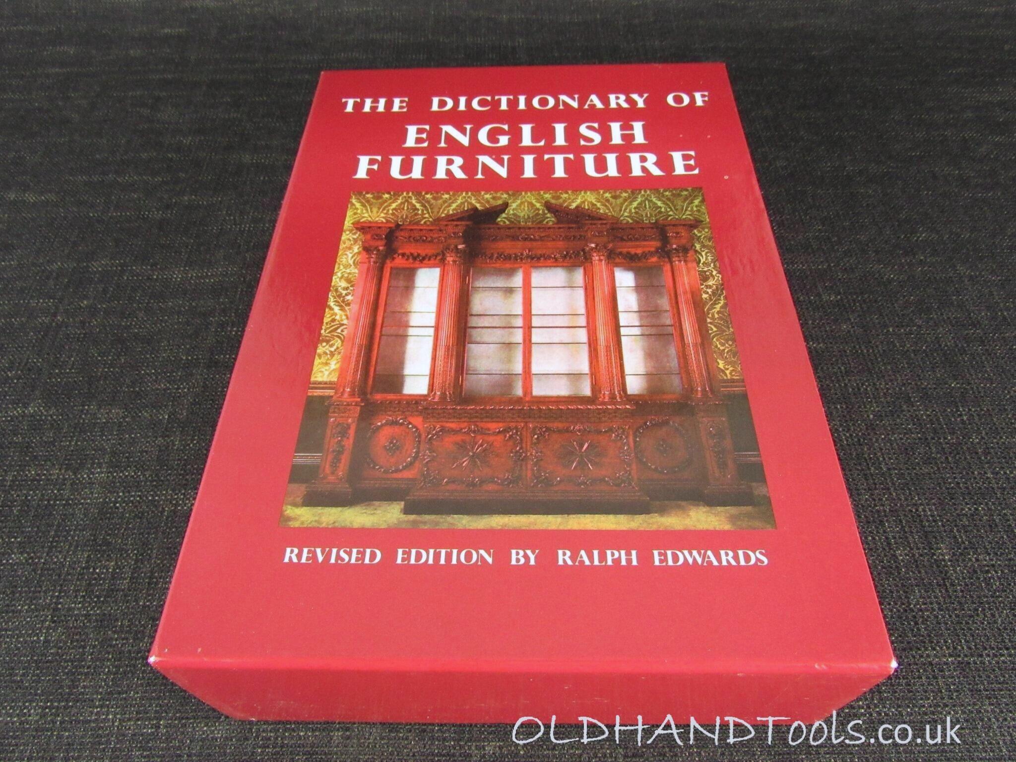 The Dictionary of English Furniture - Ralf Edwards- 3 Volume Set - ISBN 1 85149 037 X