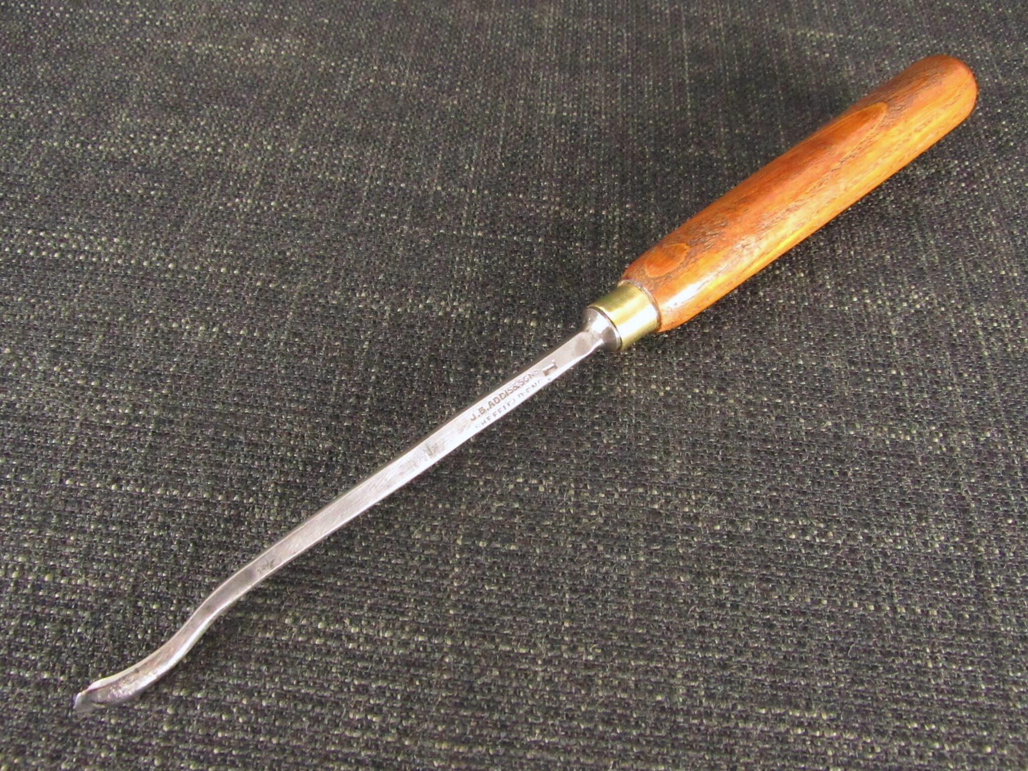 JB ADDIS No 31 Deep Spoon Carving Gouge - 1/4 inch