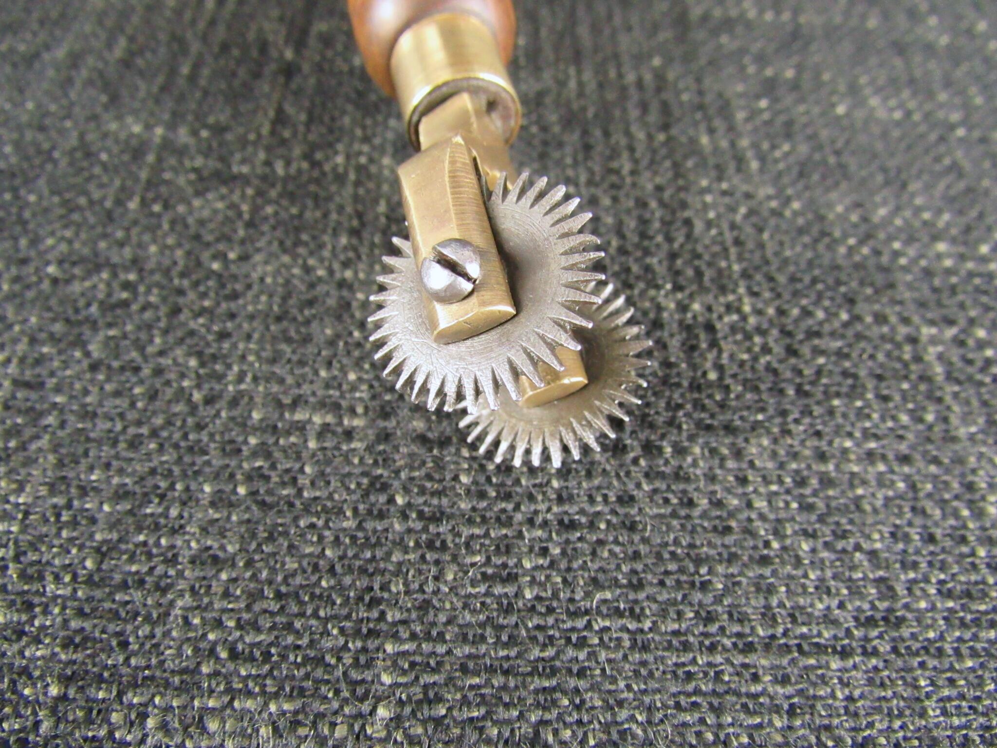 Vintage Double Pricking Wheel or Stitching Wheel