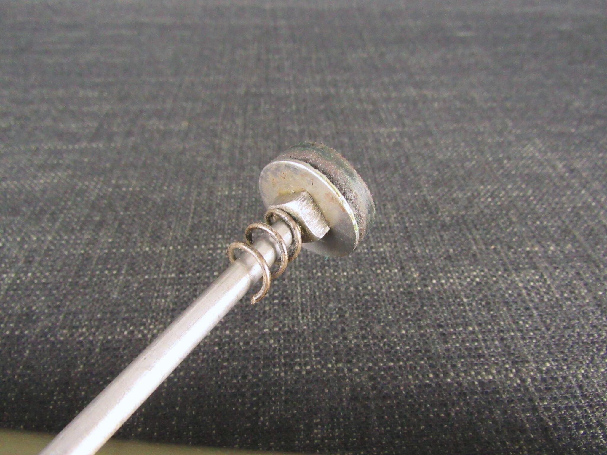 Vintage Brass Football Pump with Wooden Handle