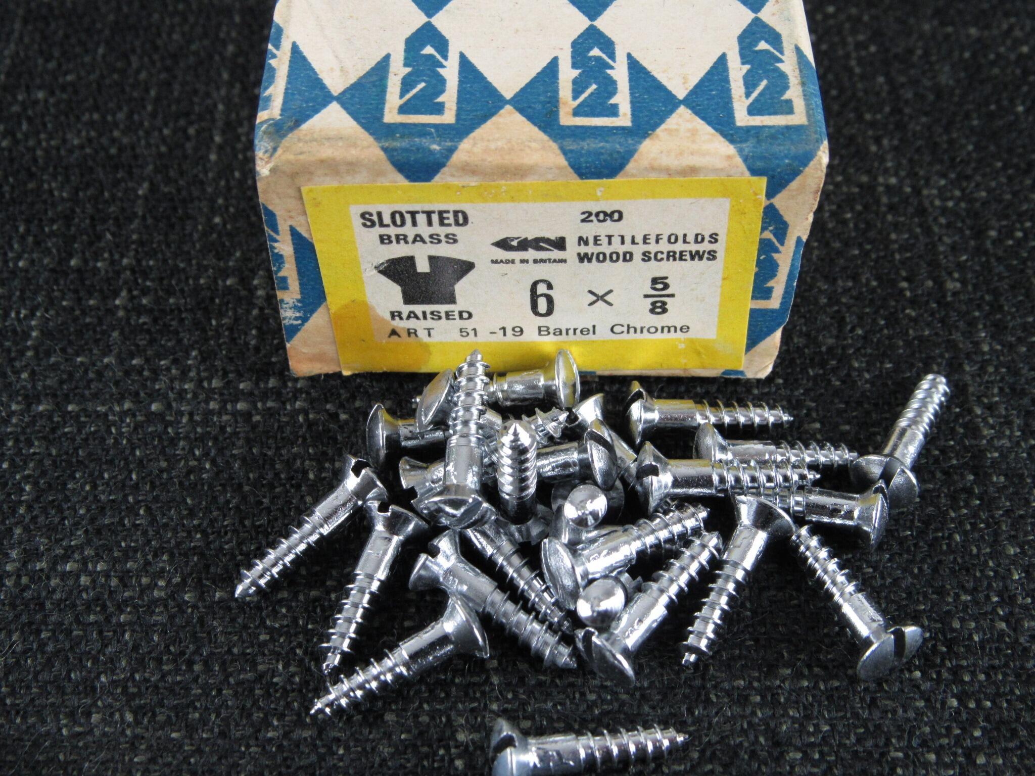 6 x 5/8 Raised Barrel Chrome