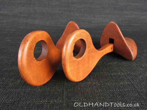 Pair of Unusual Wooden Shoe Trees or Keepers - Shoe Lasts