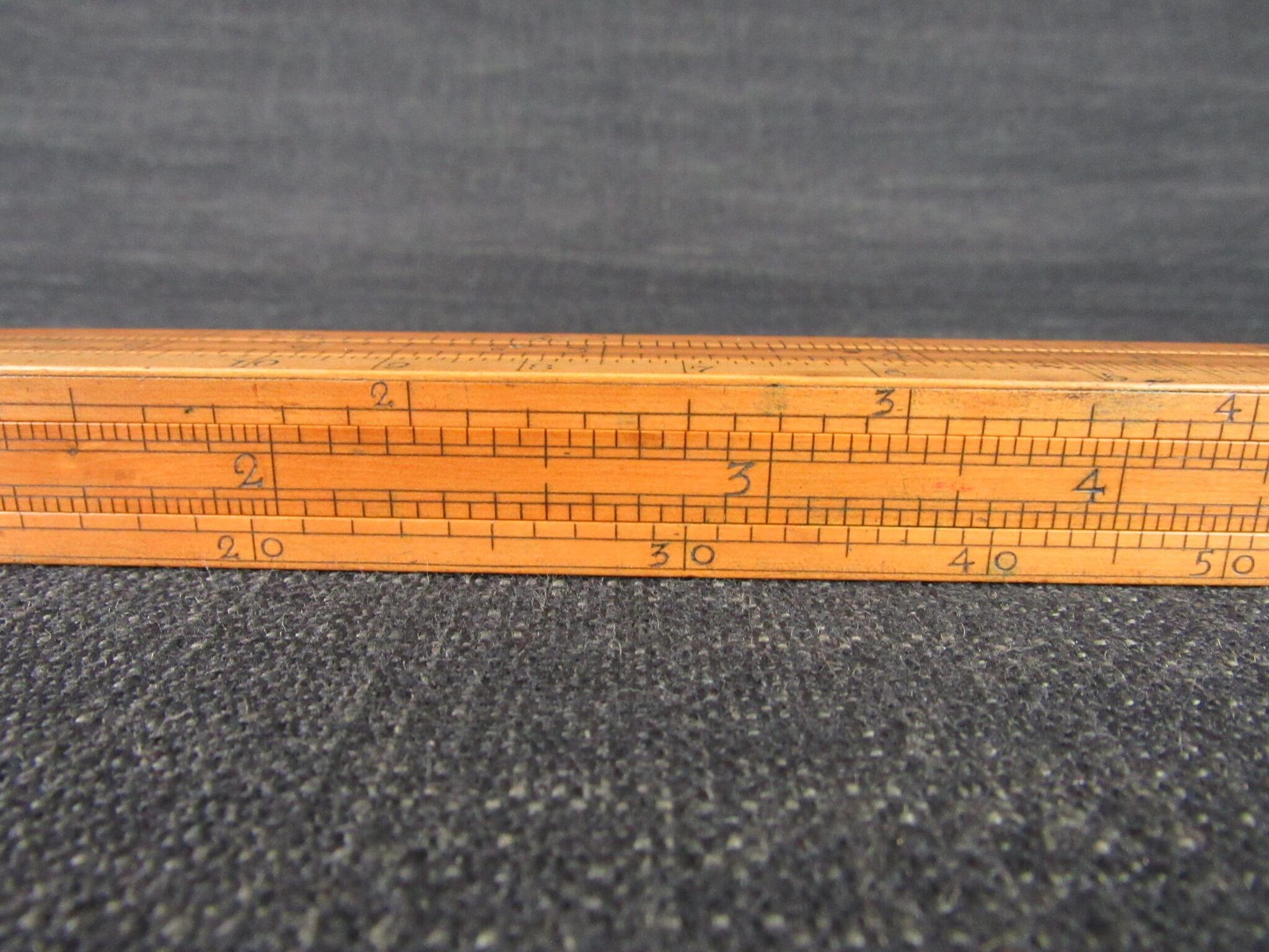 18th Century 4 Slide Gaugers' Rule by EDWARD ROBERTS