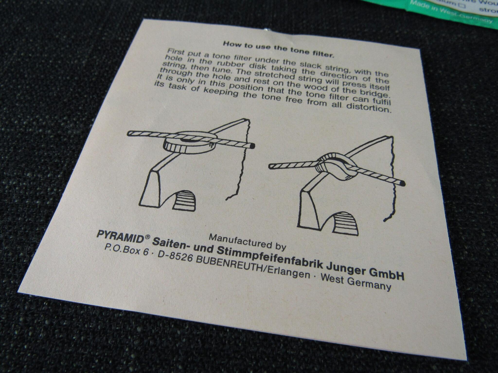 15 PYRAMID Superior Violin Strings - New Old Stock