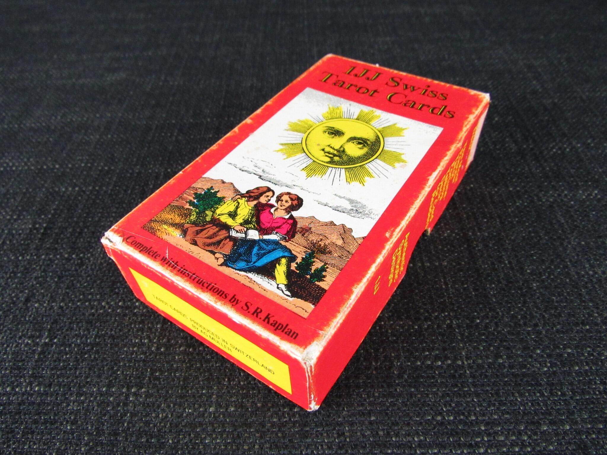 Vintage Pack of 1JJ Swiss Tarot Cards by AG MULLER