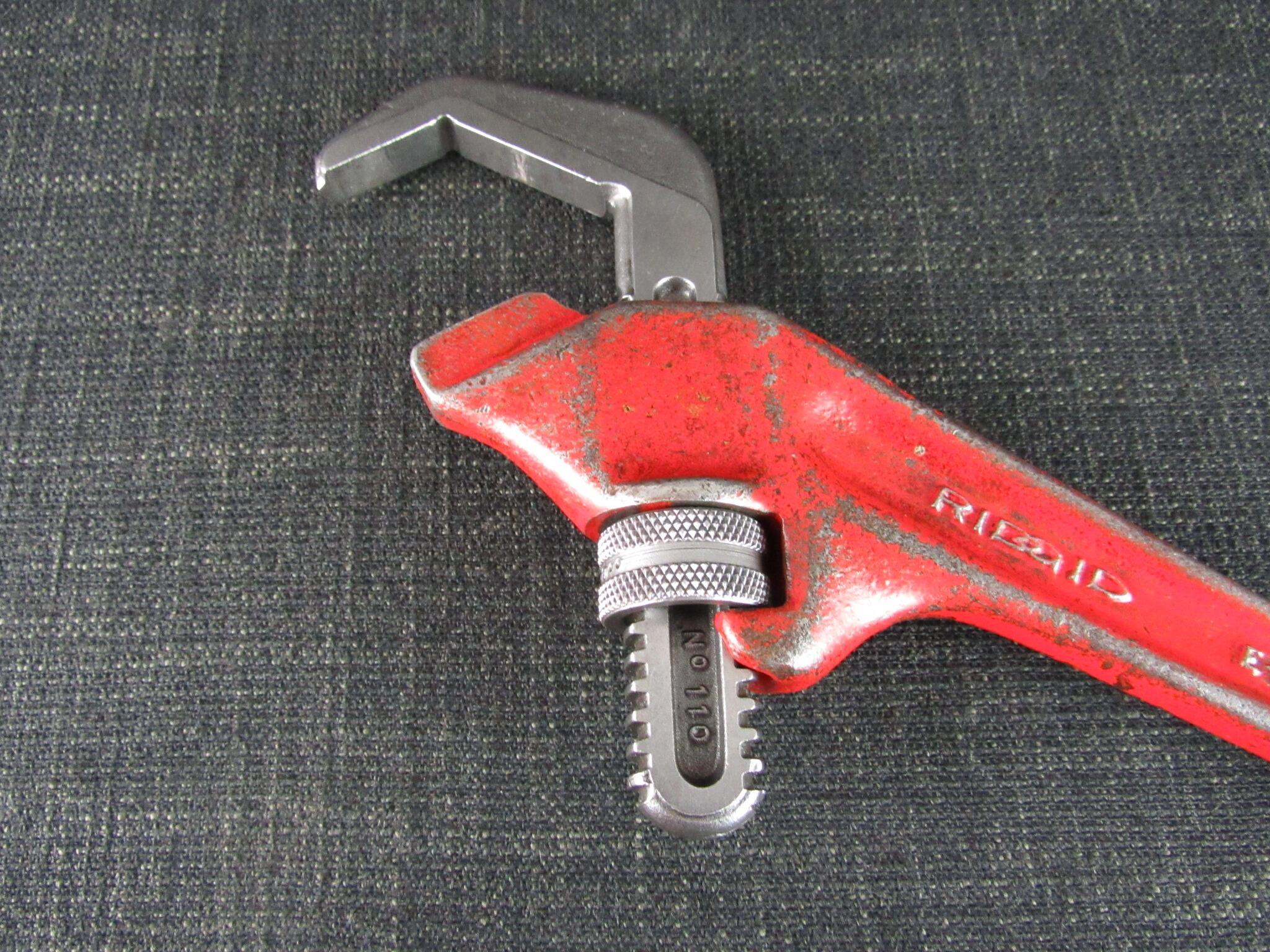 RIDGID E 110 Adjustable Wrench - Spanner - Pipe Wrench