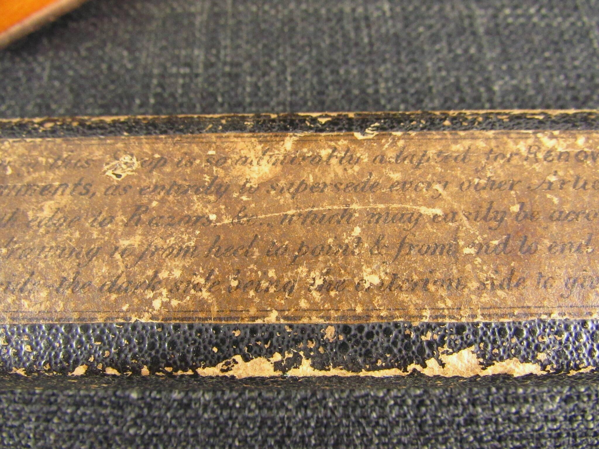 The Cushion Convex Strop - Razor Strop on Wooden Paddle