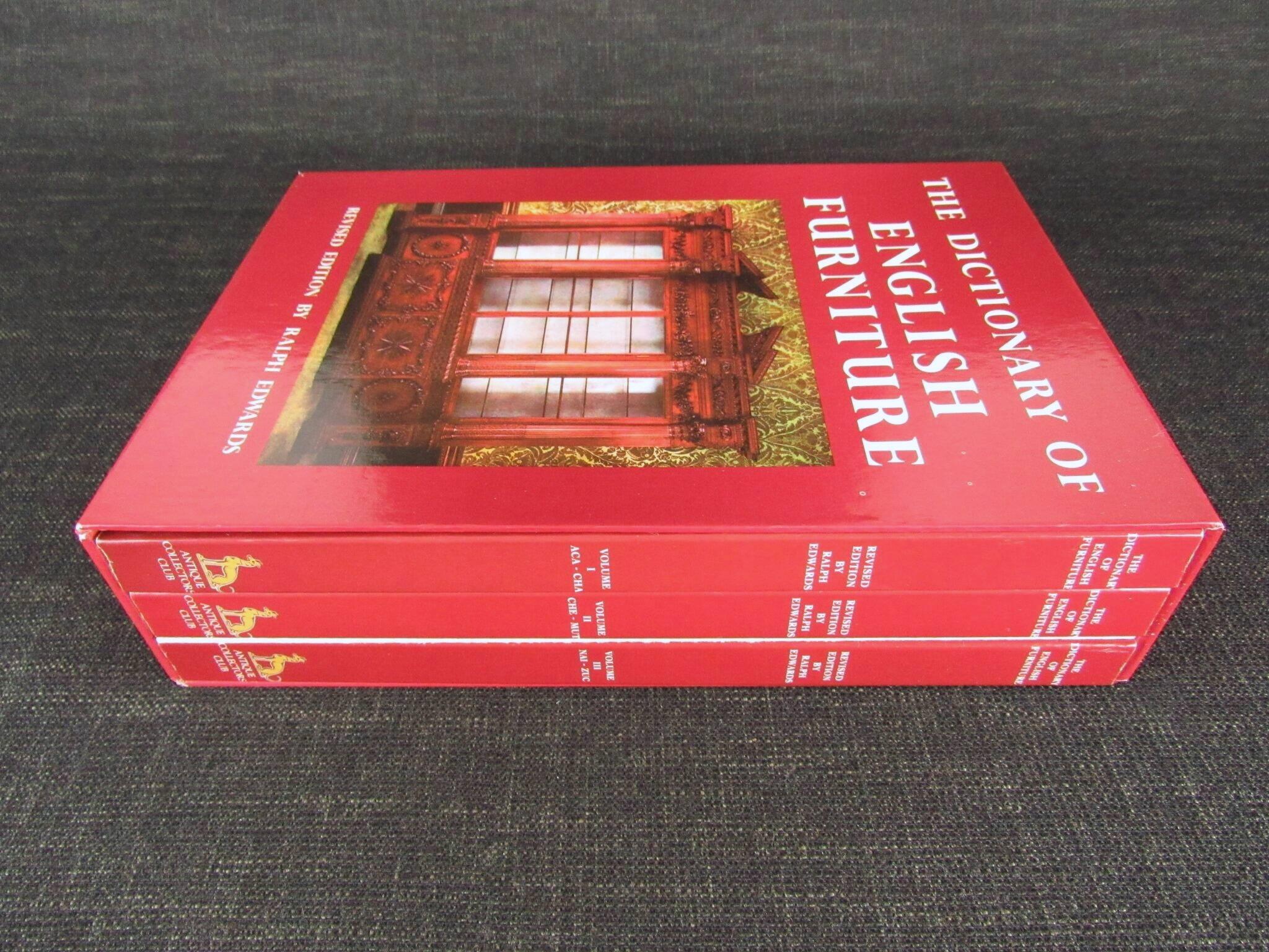 The Dictionary of English Furniture - Ralf Edwards- 3 Volume Set - ISBN 1 85149 037 X