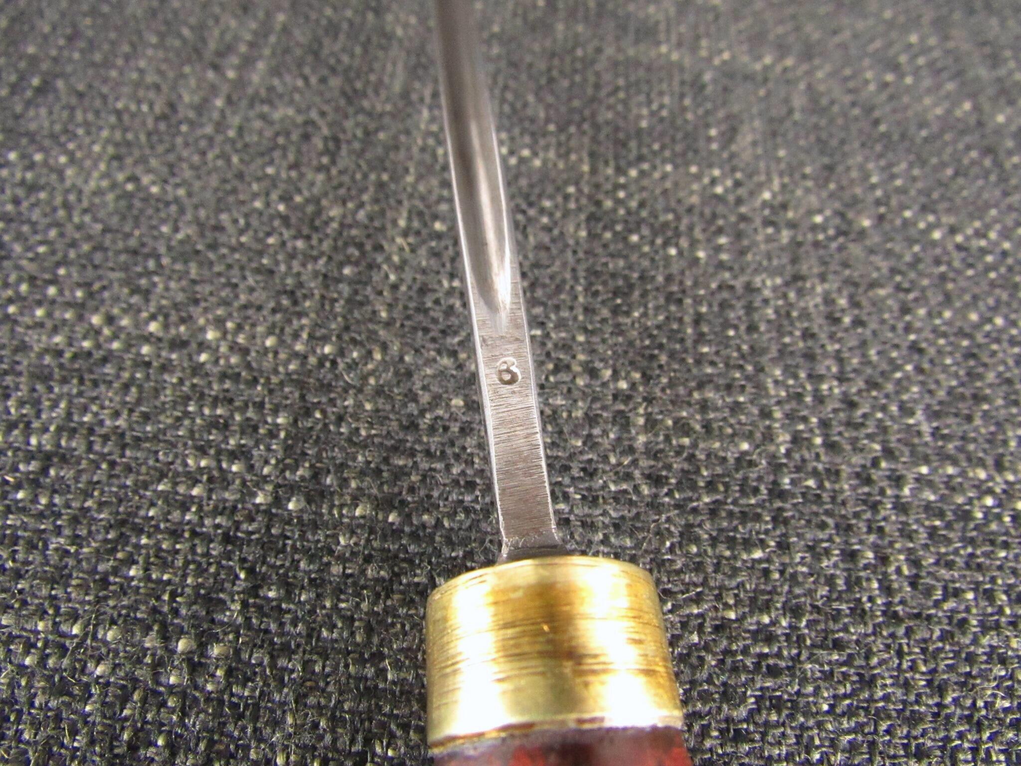 J TIRANTI No.6 Straight Carving Gouge - 3/16 inch