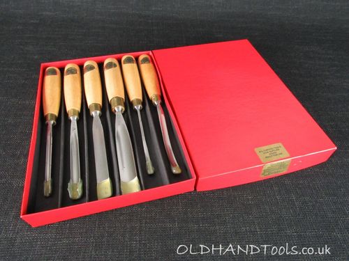 ASHLEY ILES Supplementary Set 3 of 6 Carving Tools - Unused