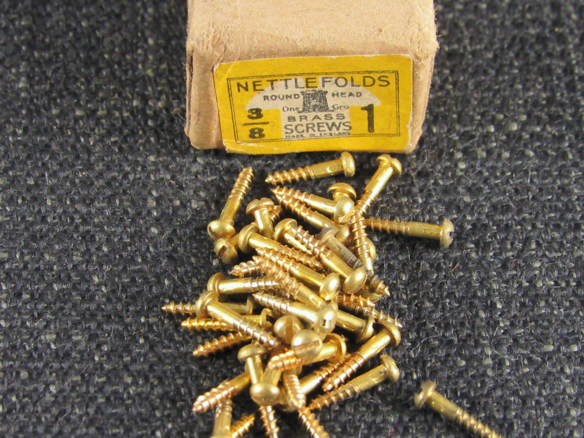 1 x 3/8 Brass Round
