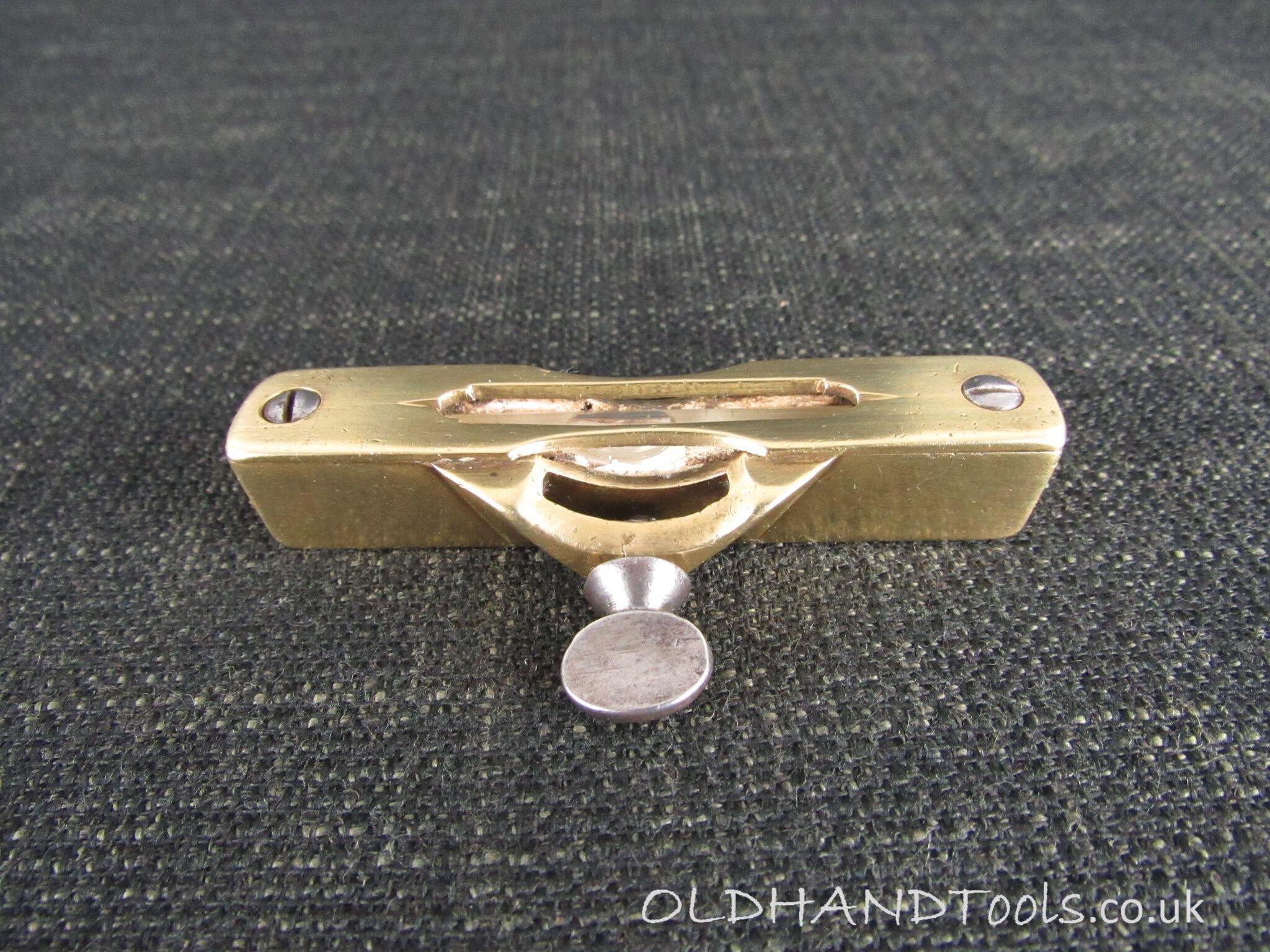 Brass Pocket Level - Attaches to a Square