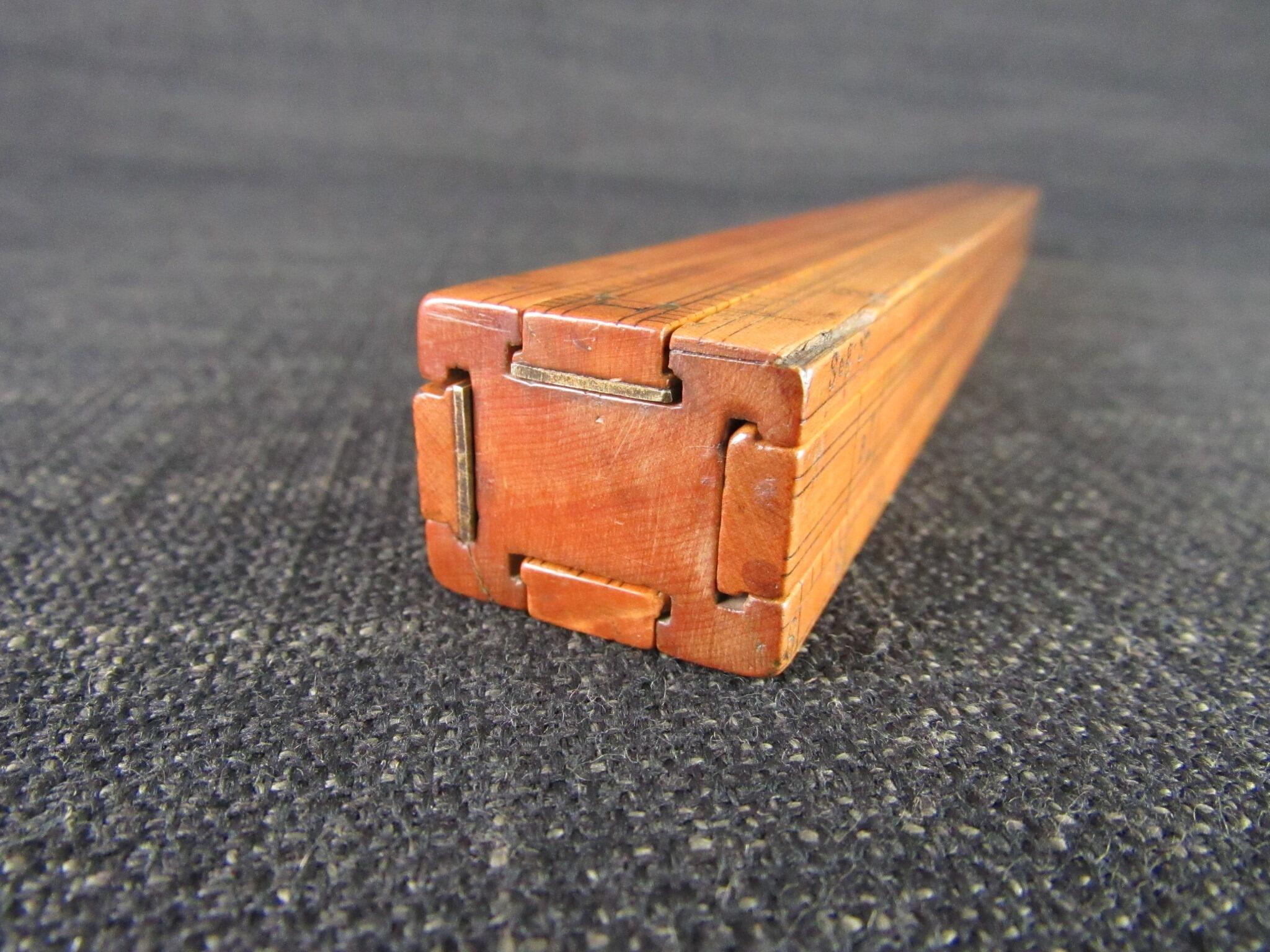 18th Century 4 Slide Gaugers' Rule by EDWARD ROBERTS
