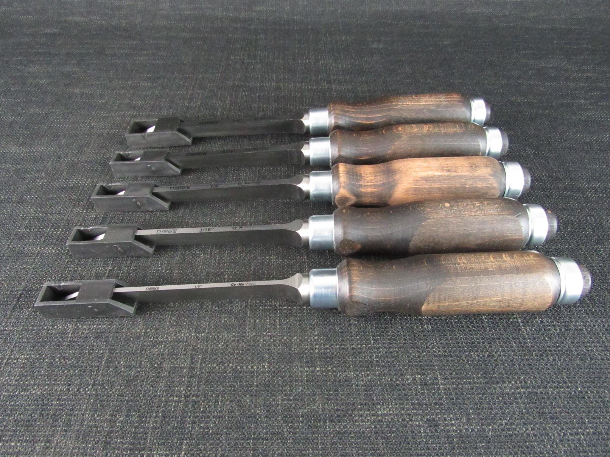 5 NAREX Mortice Chisels