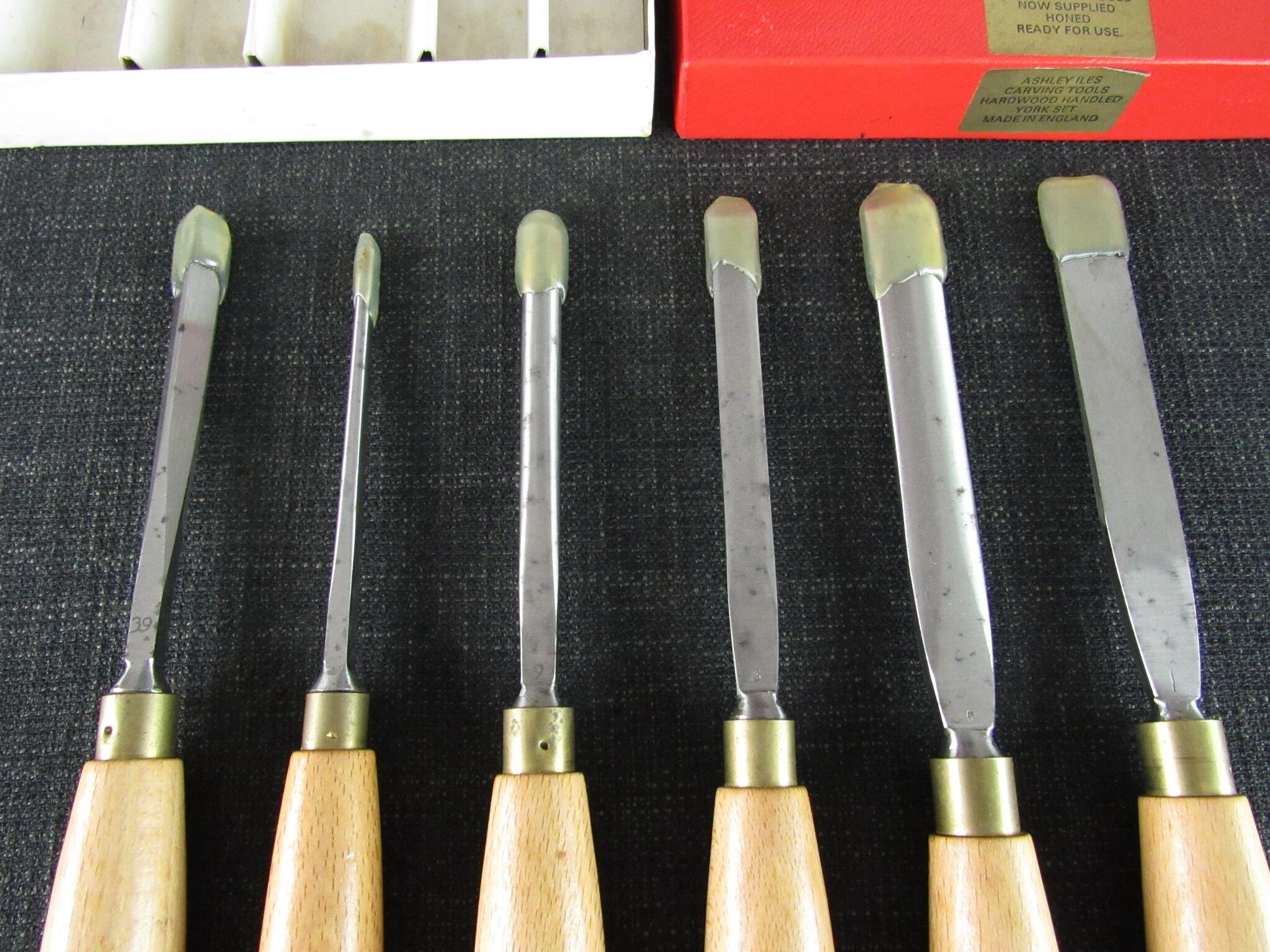 ASHLEY ILES York Set of 6 Carving Tools - Unused