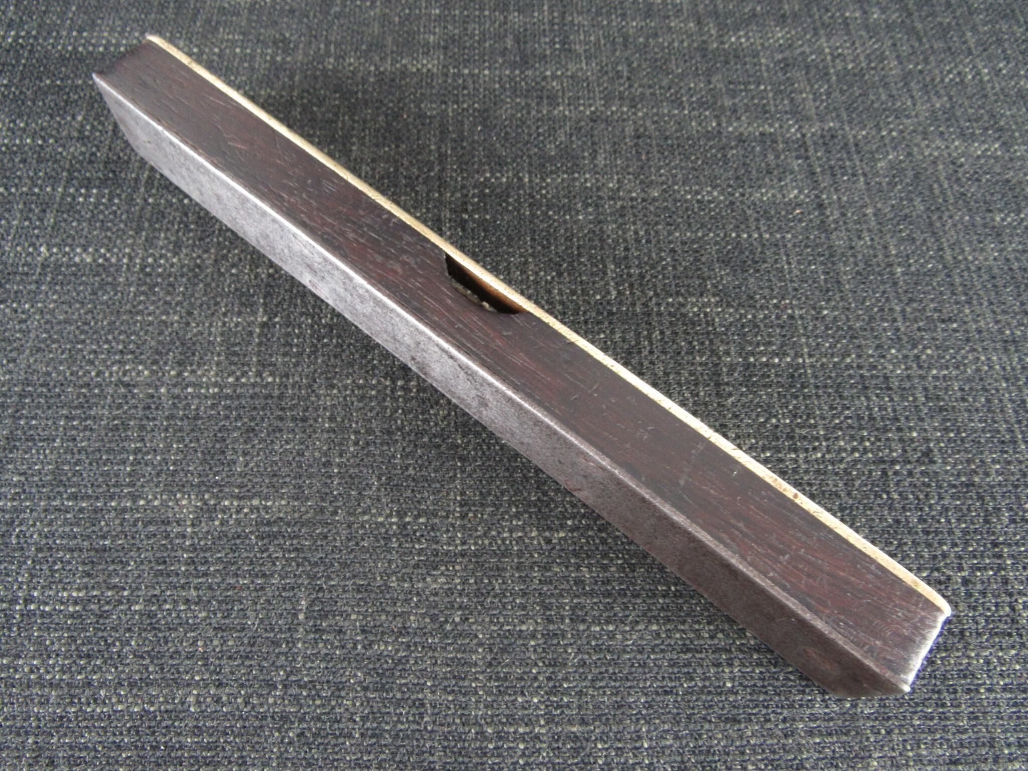 Unusual MARPLES 8 inch Rosewood Level with Steel Sole