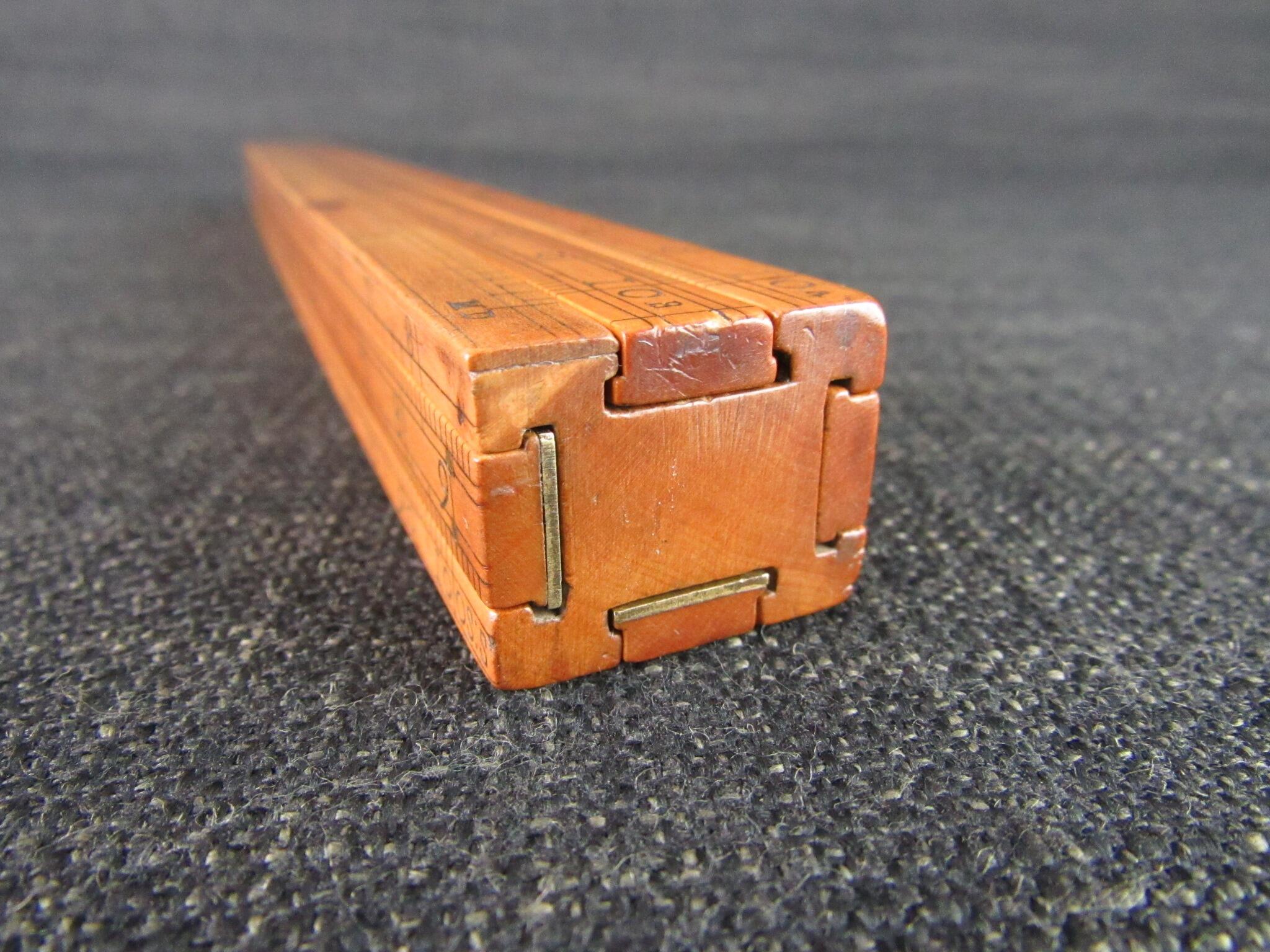 18th Century 4 Slide Gaugers' Rule by EDWARD ROBERTS