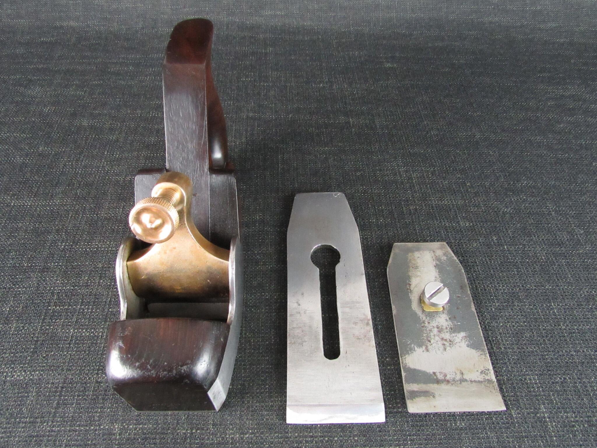 MATHIESON Dovetailed Infill Smoothing Plane with Closed Handle - Made by NORRIS