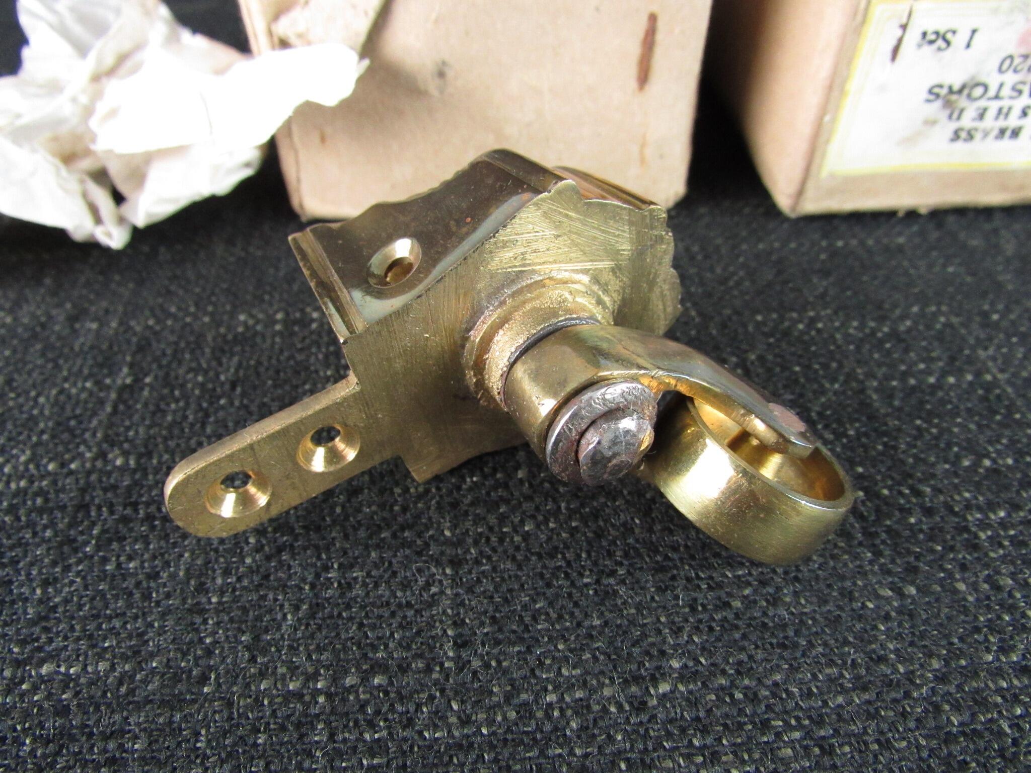 Set of 4 No 220 Vintage Polished Claw Castors - 7/8 x 7/8 inch
