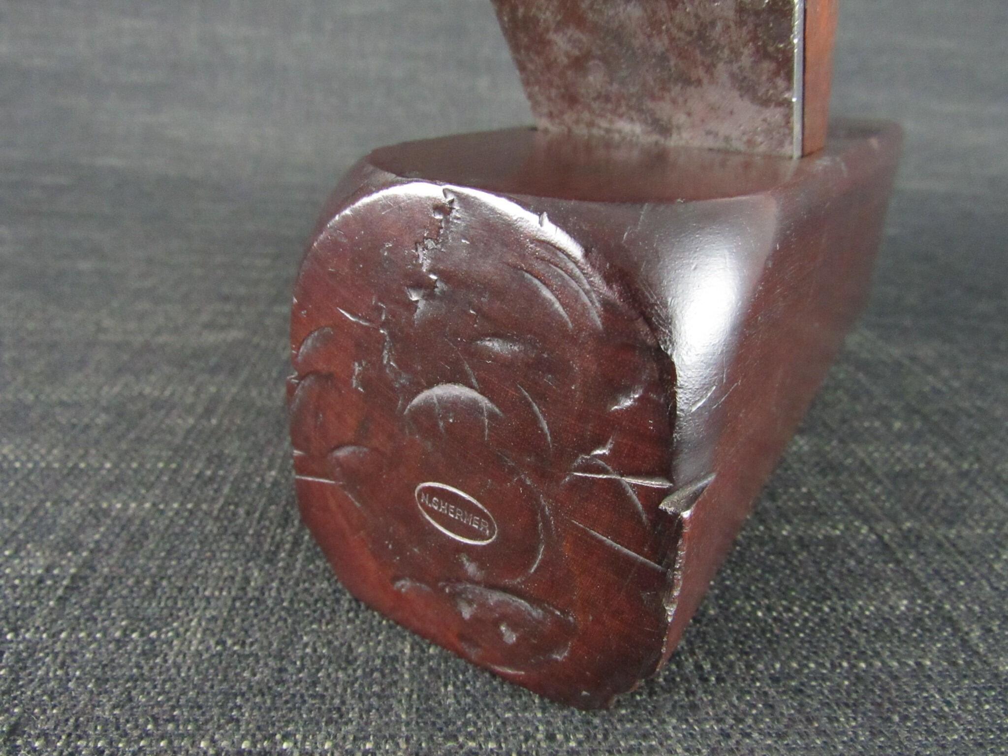 Mahogany Smoothing Plane with Convex Sole
